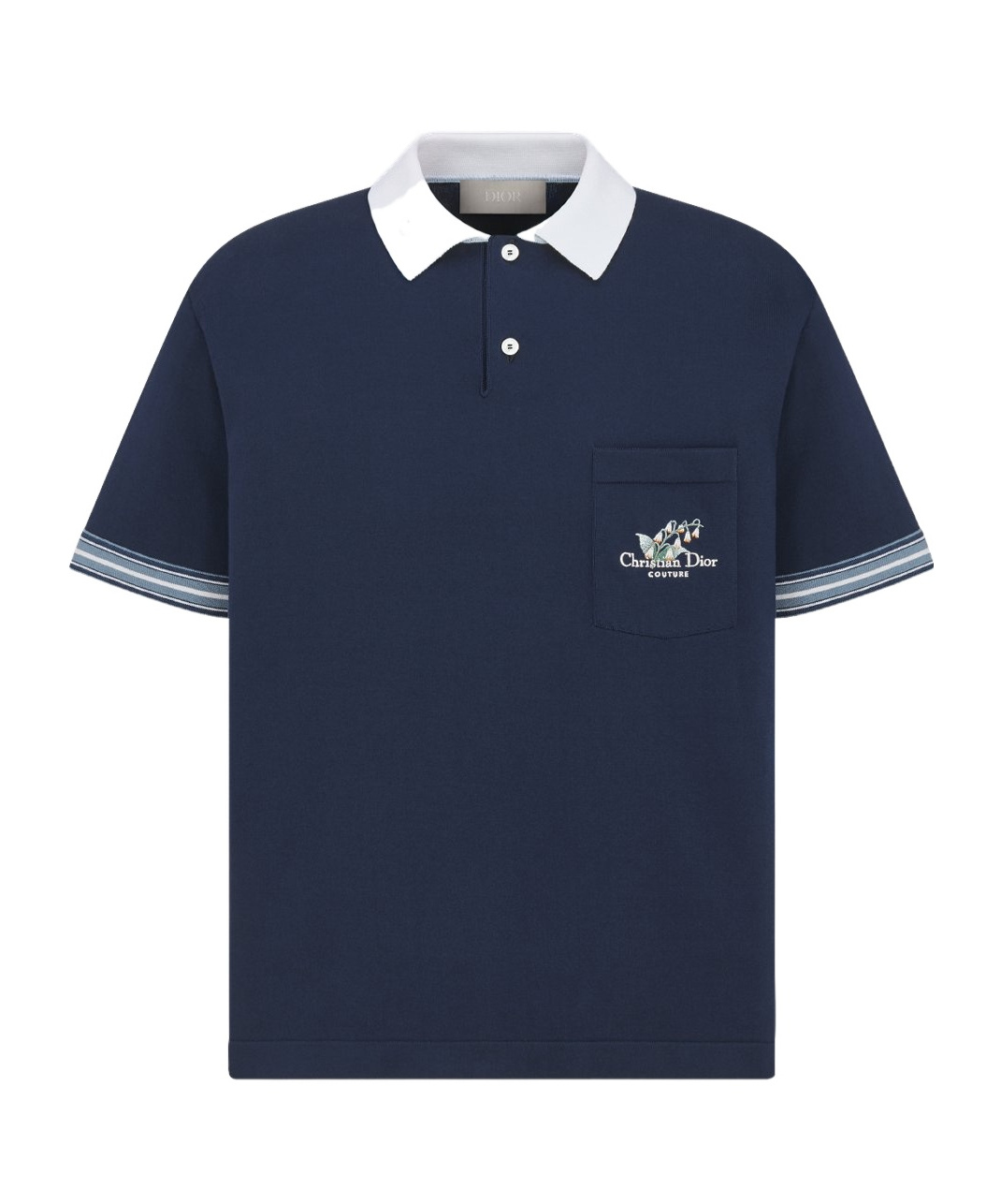 Dior Christian  Couture Lily Of The Valley Polo Shirt
