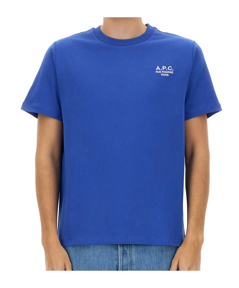Apc A.p.c. Standard Rue Madame T-shirt In Blue