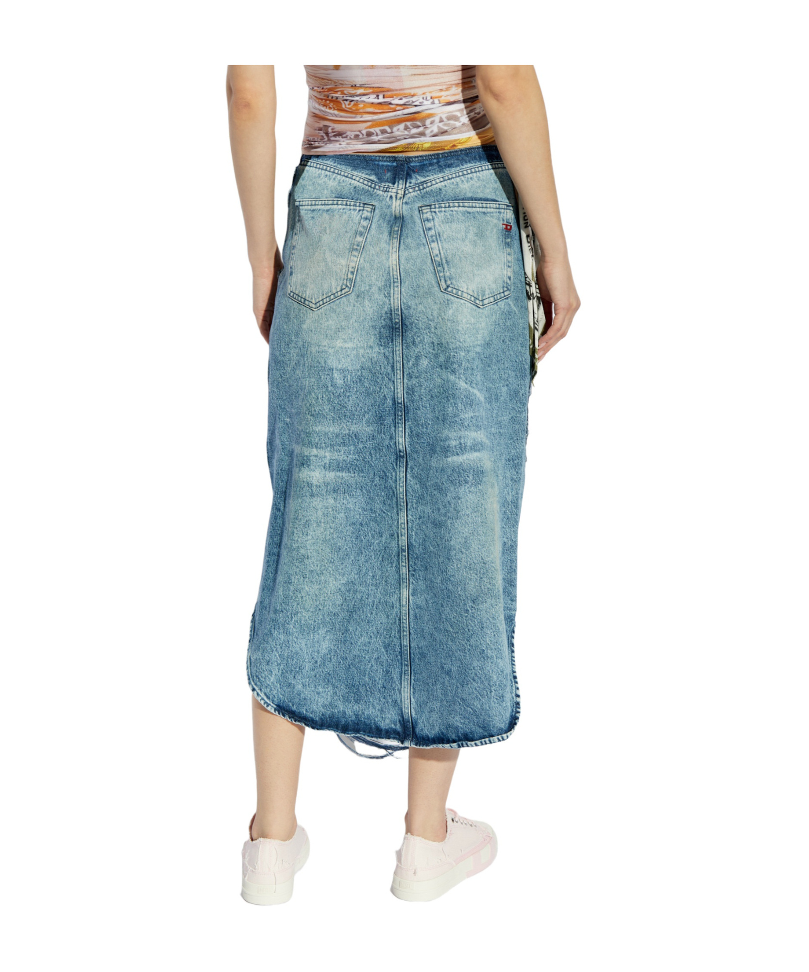 DIESEL FRAYED SKIRT