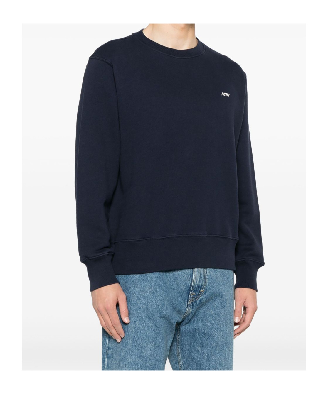Autry Round-neck Sweater In Black