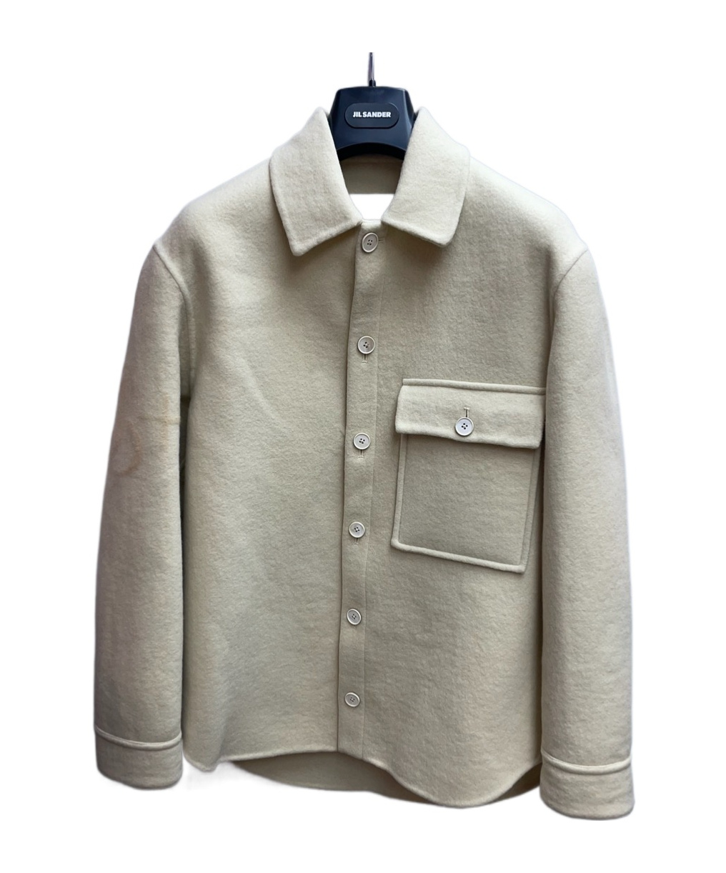 Jil Sander Long-sleeved Casual Jacket In Gray