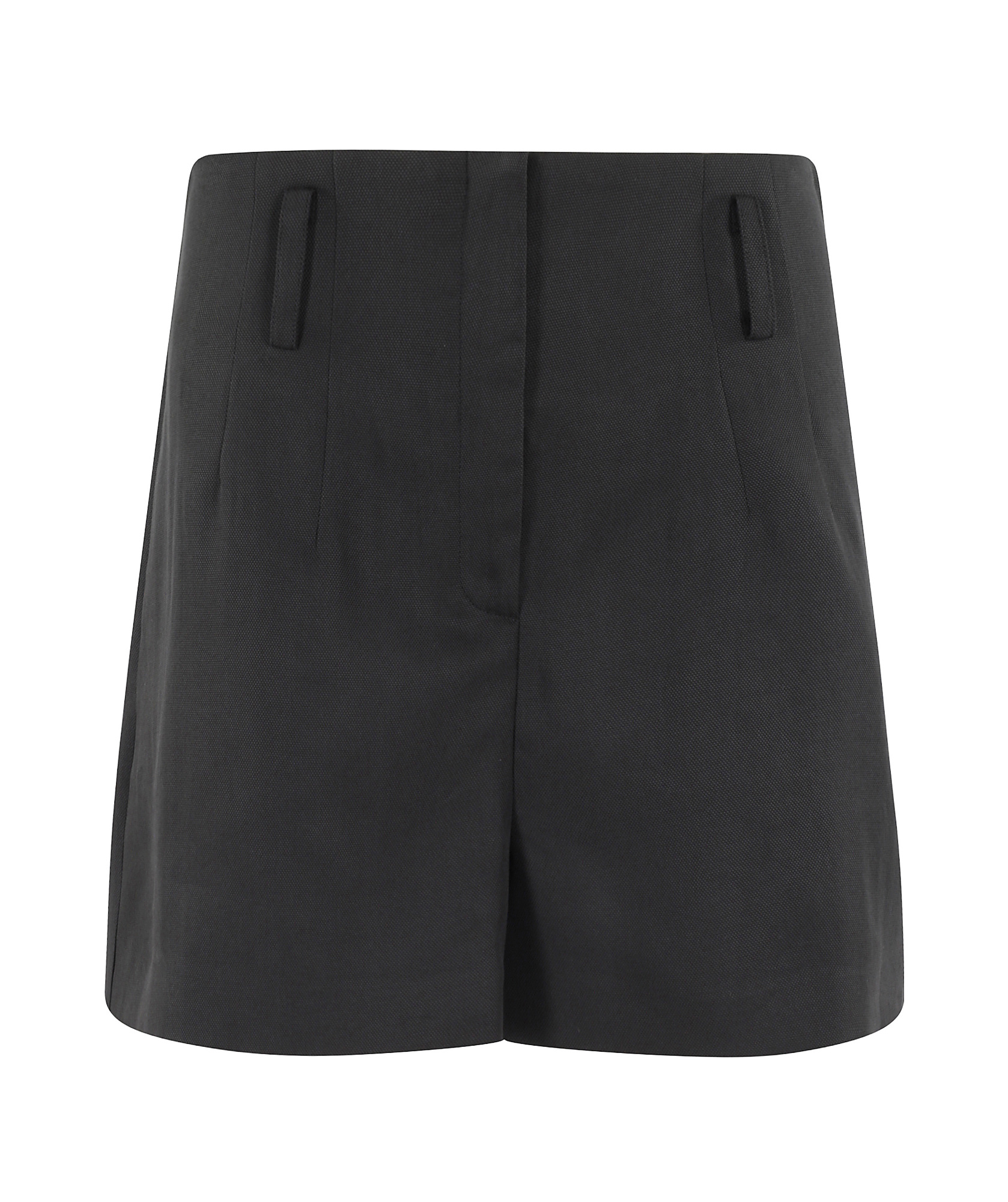 Federica Tosi Belt-loop Shorts In Black