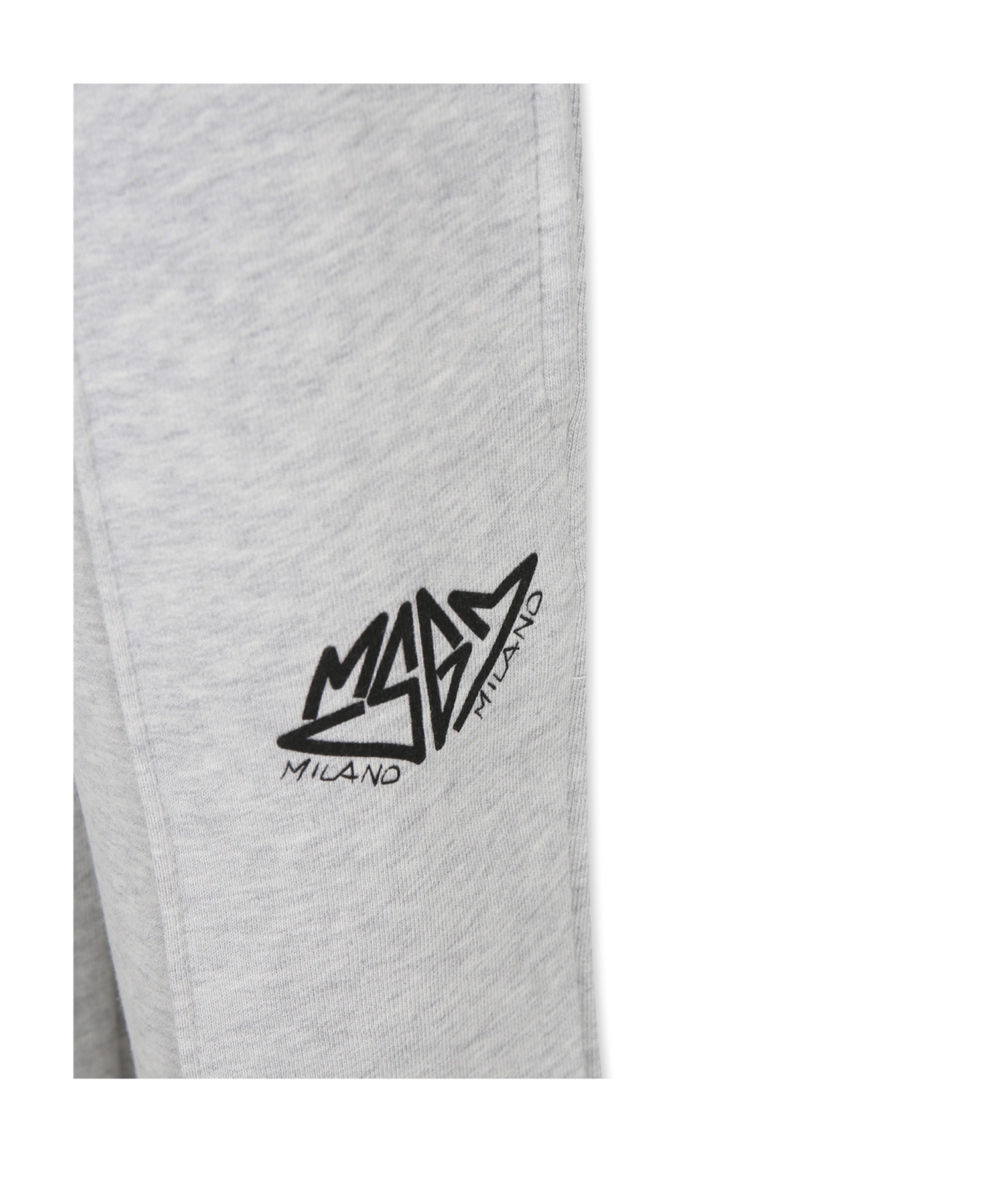 Shop Msgm Logo-print Trousers In White