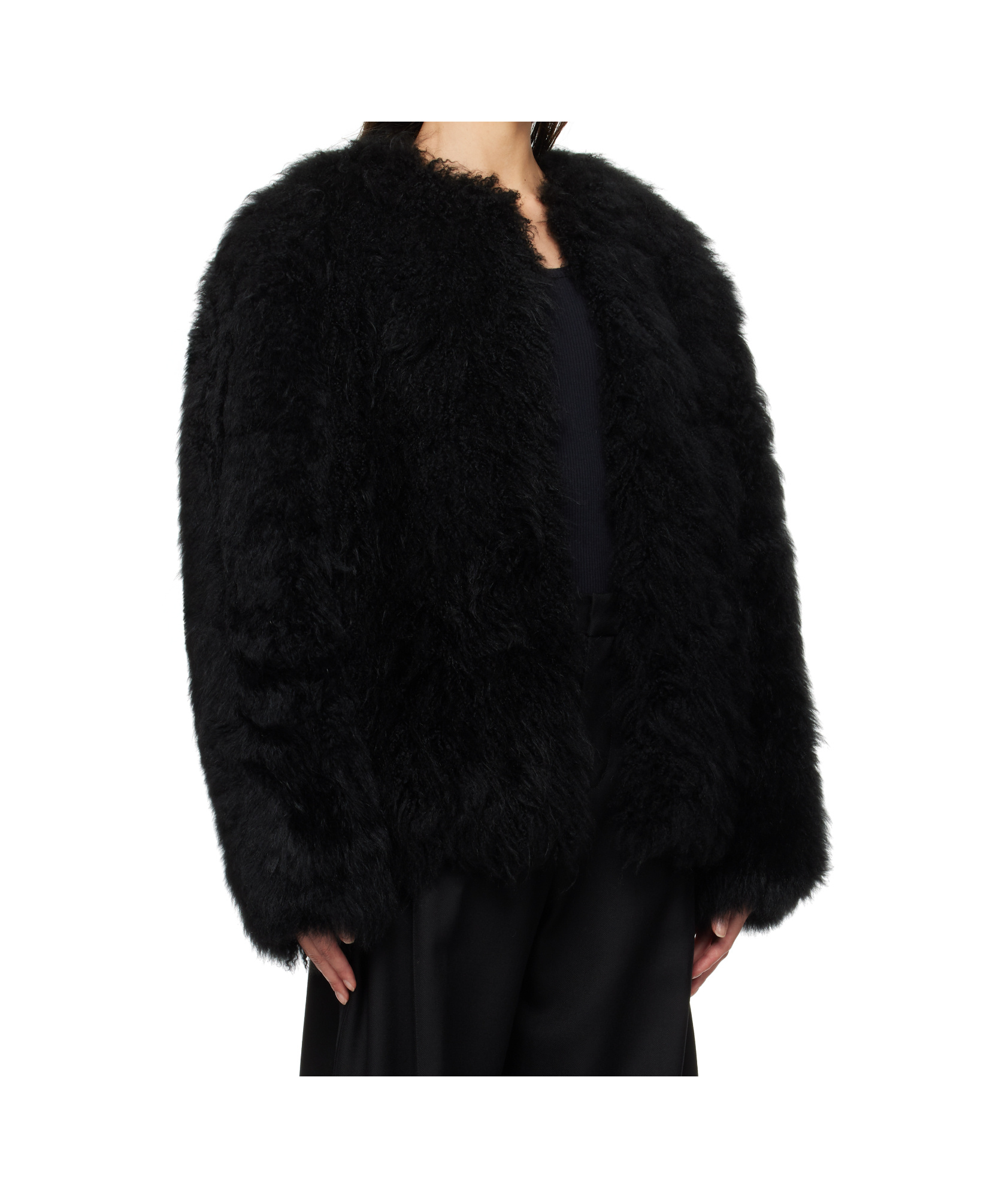 WOOYOUNGMI LONG-SLEEVED FUR 