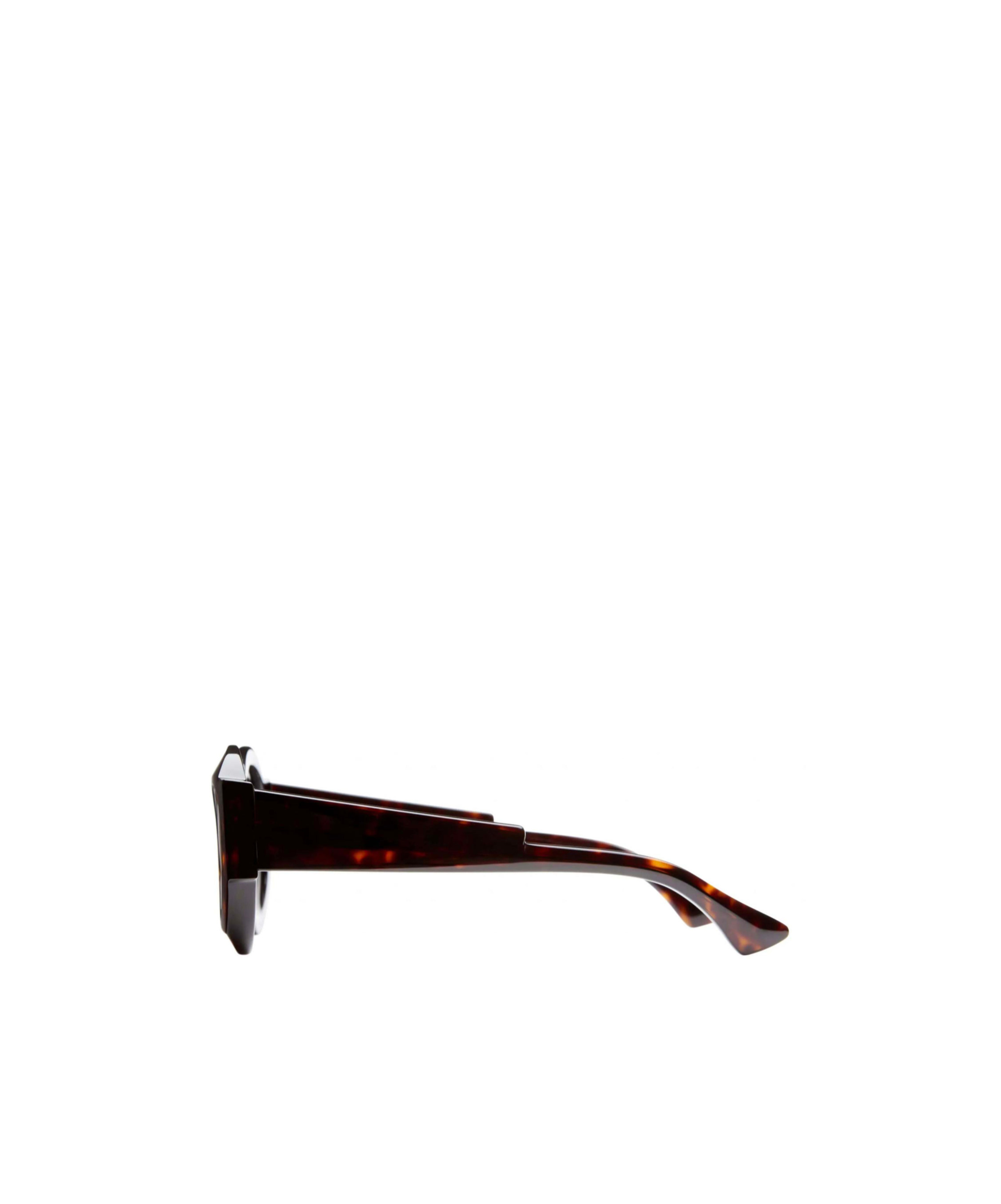 Kuboraum Round Sunglasses In Havana