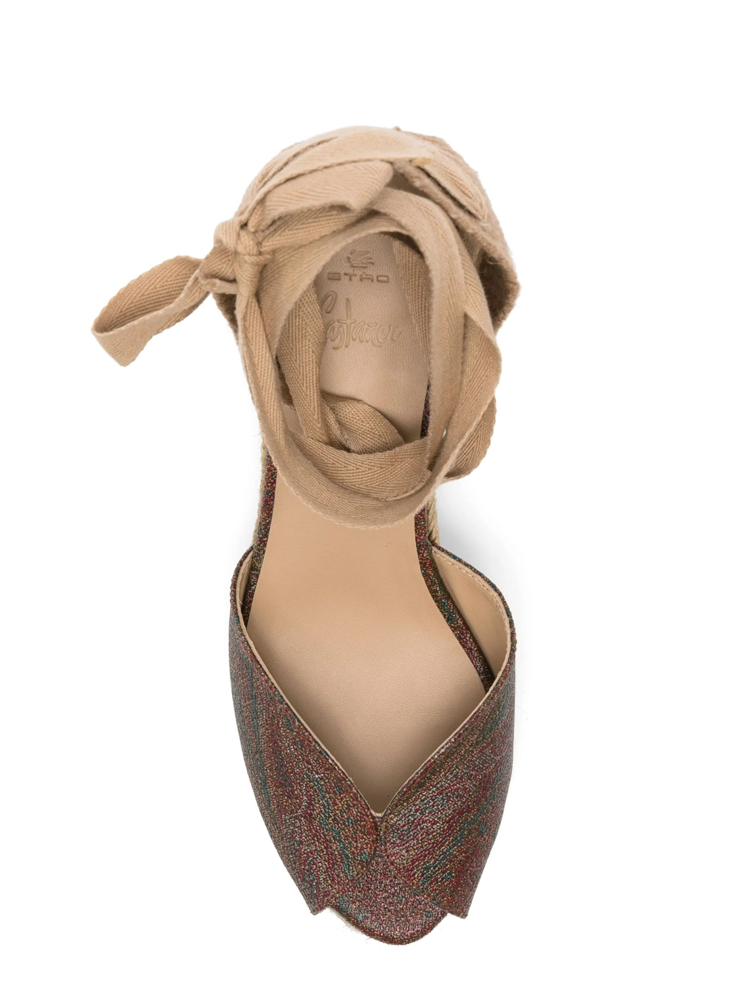 Castaã±er X Etro 70mm Bilina Espadrilles In Brown