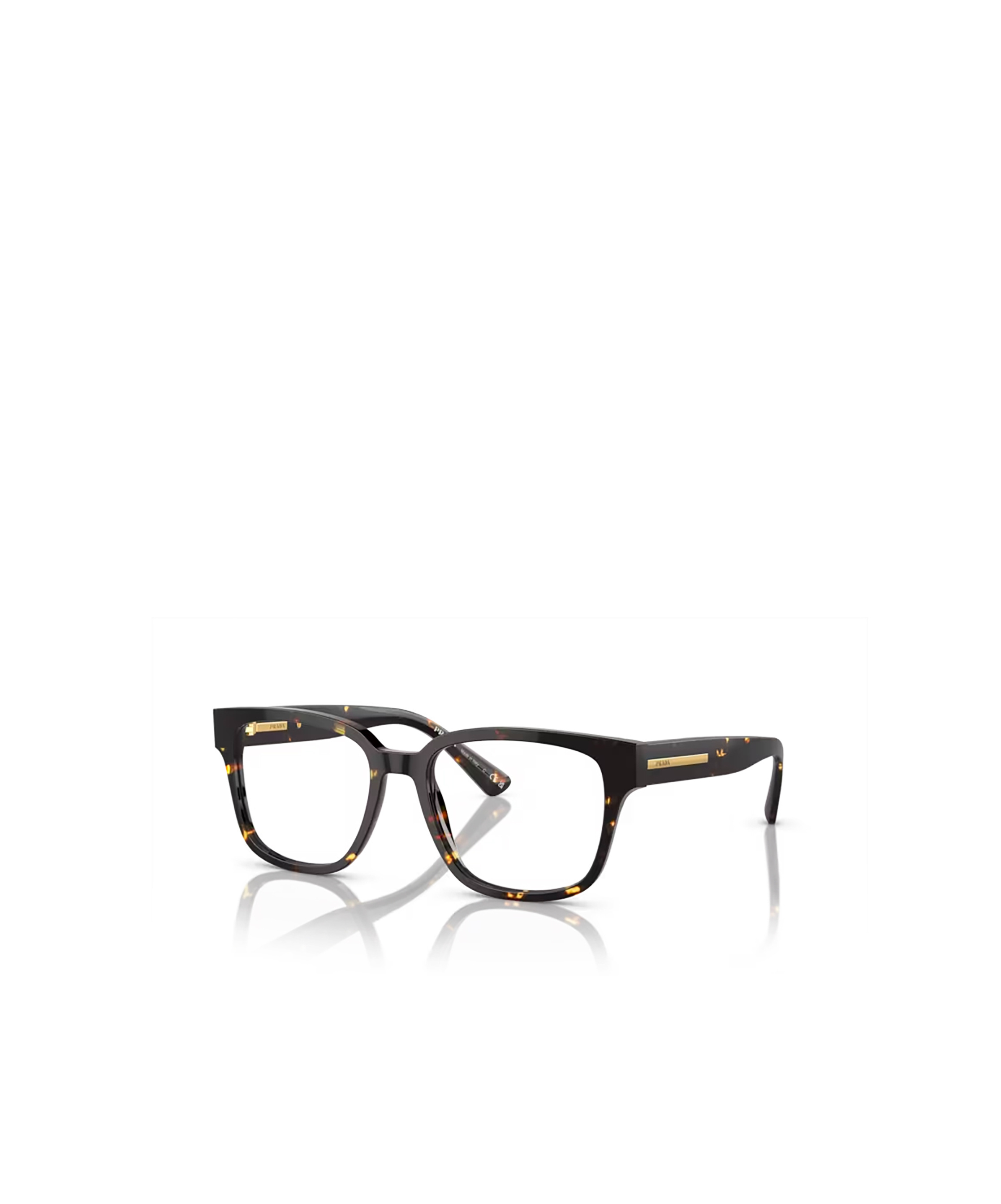 Prada Eyewear Square Frame Glasses In Black