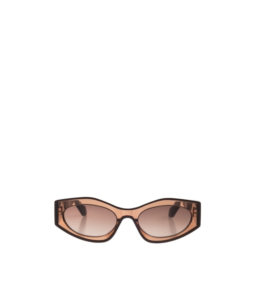 Alaïa Full Frame Sunglasses In Brown