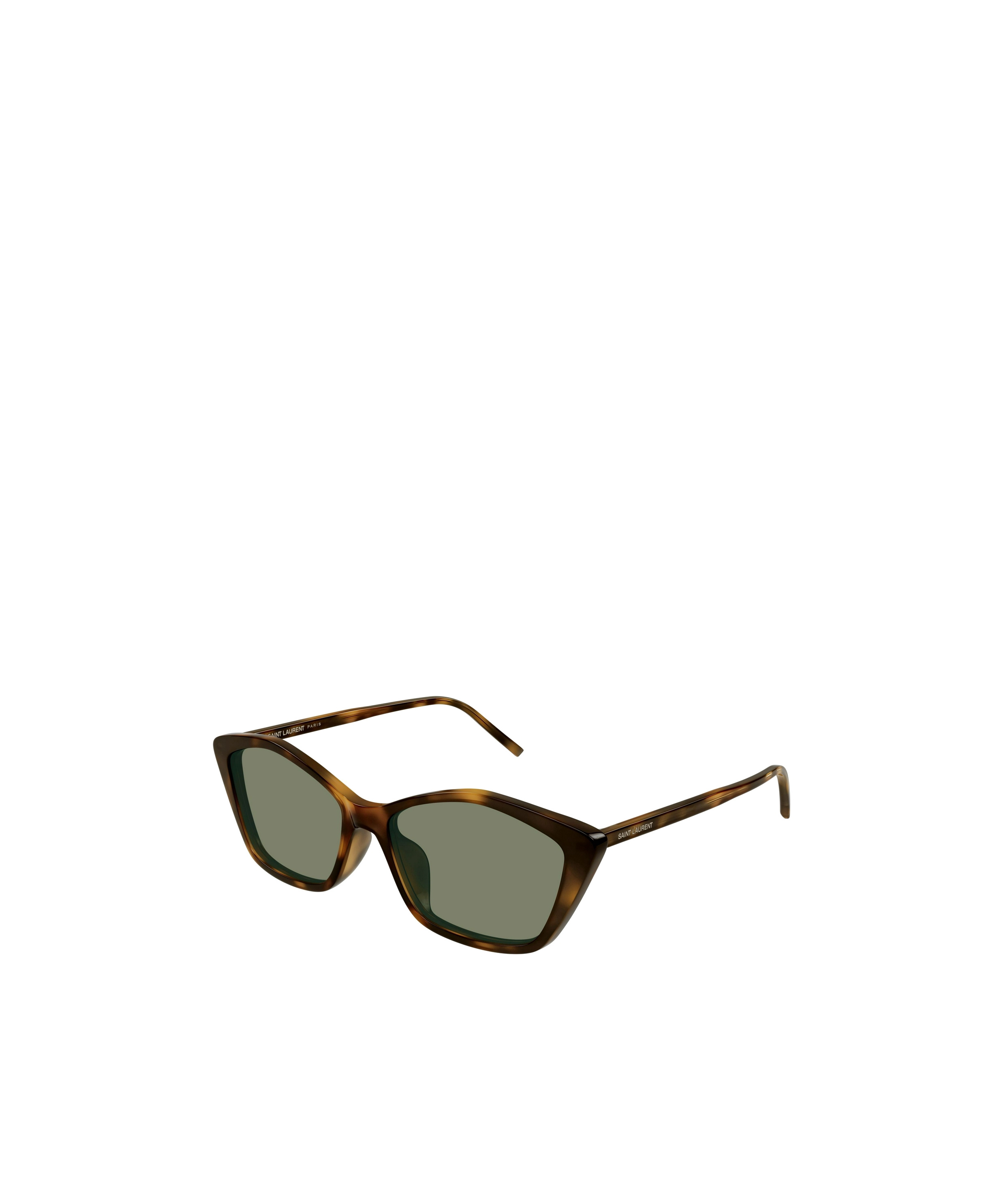 Saint Laurent Full Frame Sunglasses In Green