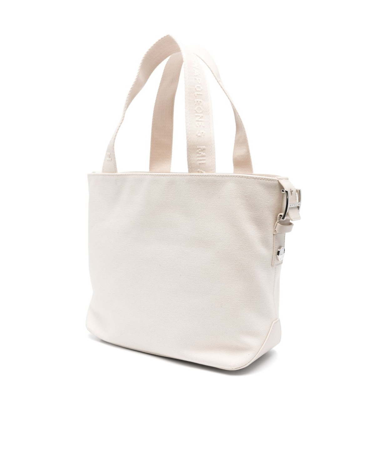Hogan Cotton Tote Bag In White In White
