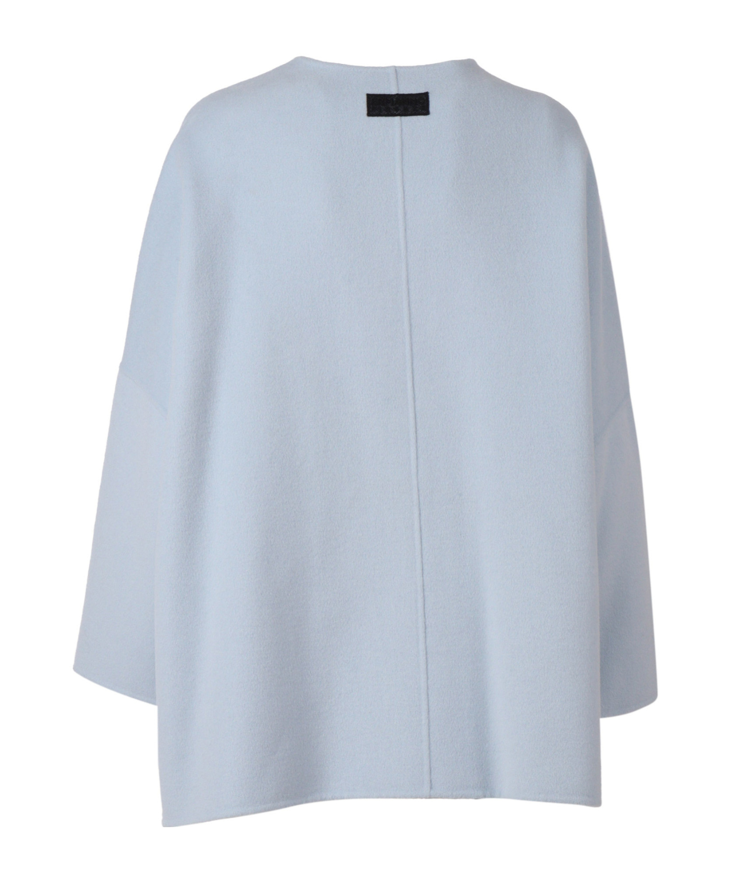 Ermanno Scervino Scarf-style Wide-sleeved Casual Jacket In Blue