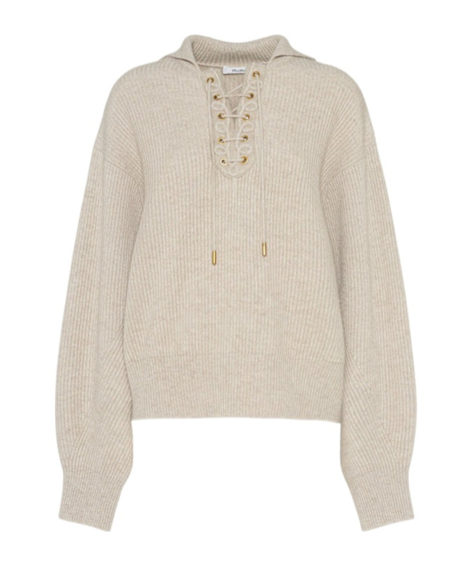 Max Mara Rib Lace Sweater