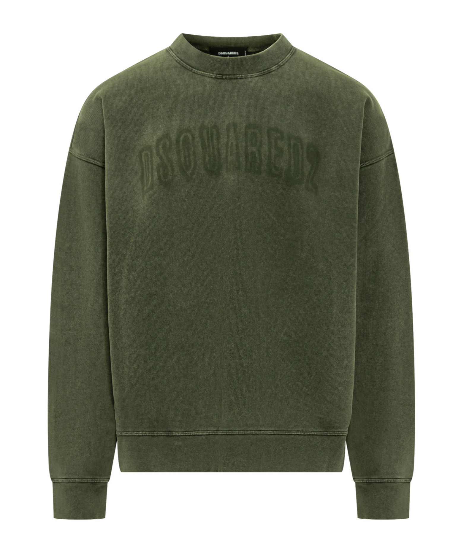 Dsquared2 Logo Printed Crewneck Sweatshirt In Green