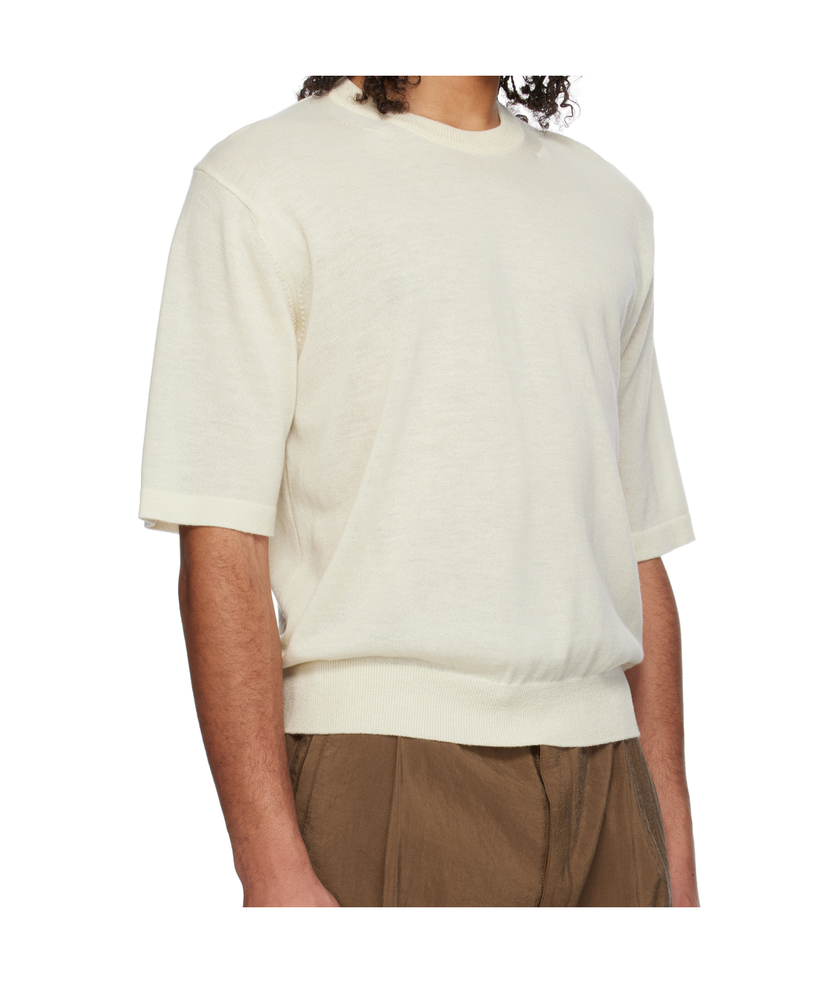 Auralee Cashmere T-shirt In White