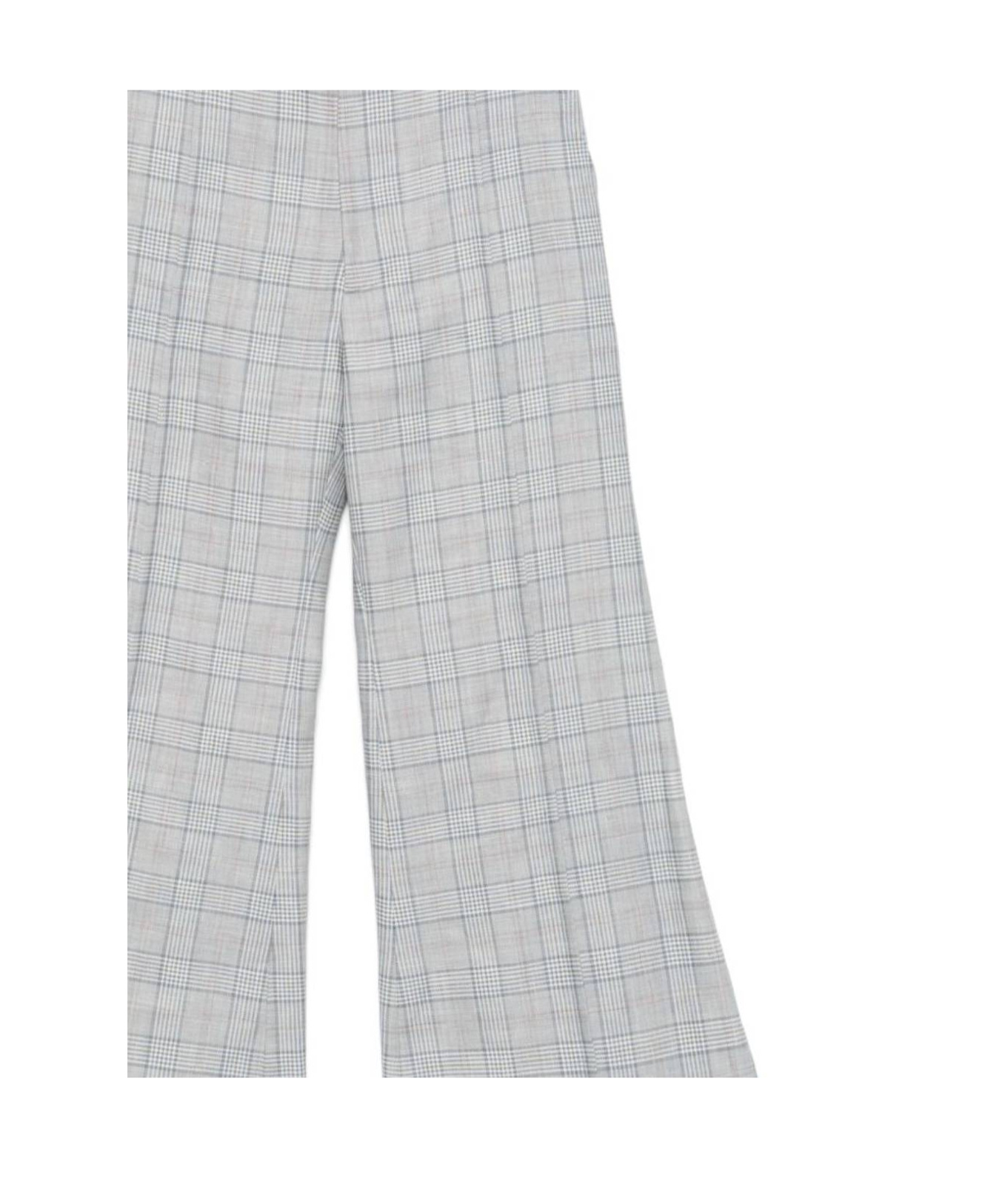Vivienne Westwood Cropped Wide Trousers In Gray