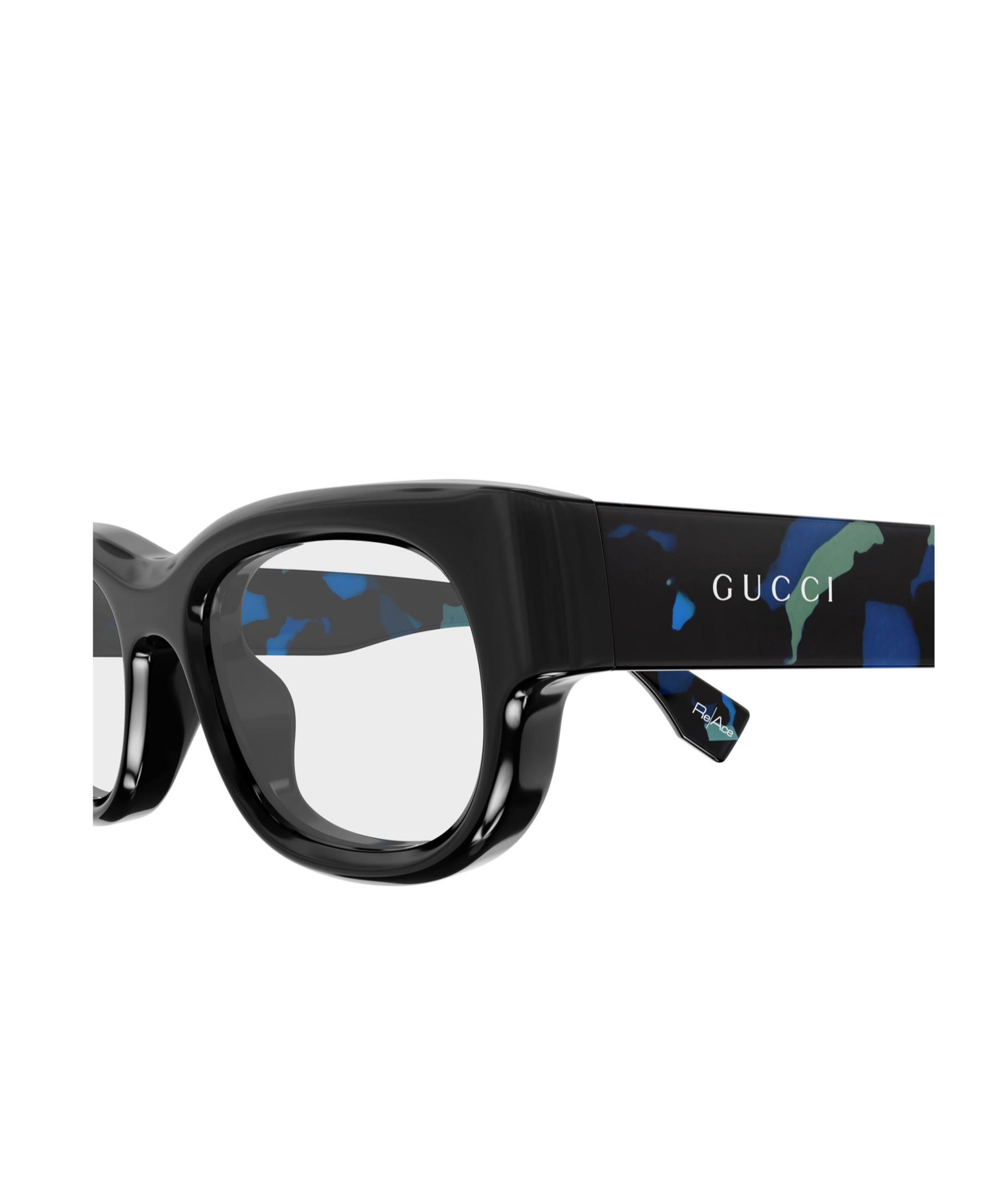 Gucci Rectangular Glasses In Black
