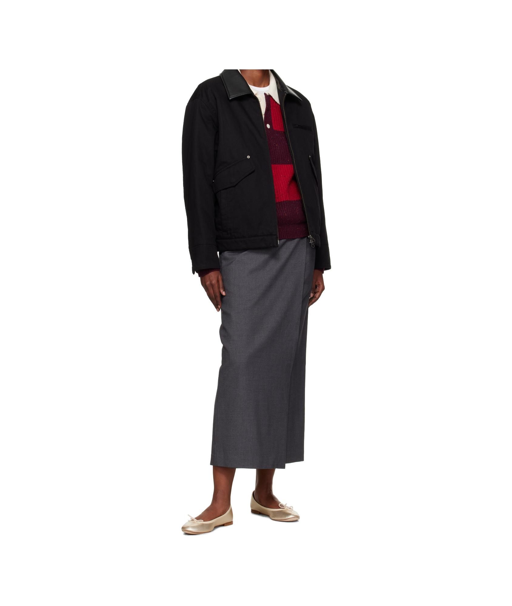 Dunst Zippered Long-sleeved Casual Jacket In Black
