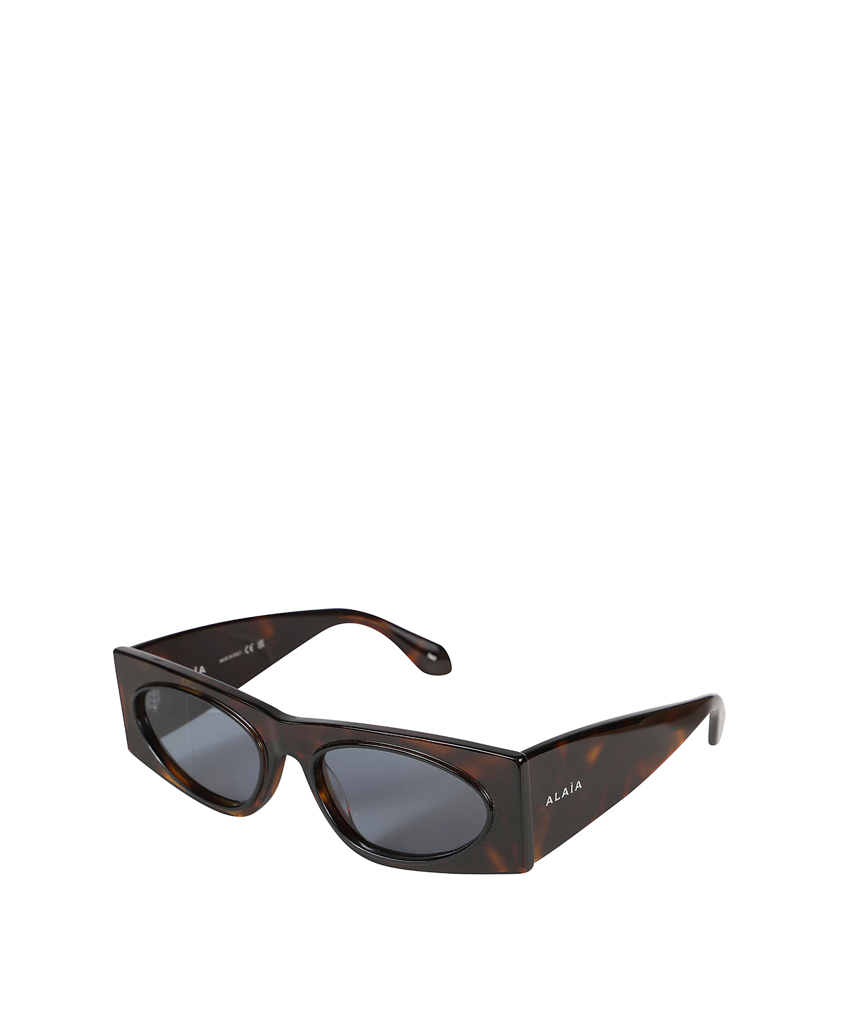 Shop Alaïa Cat-eye Frame Sunglasses In Gray