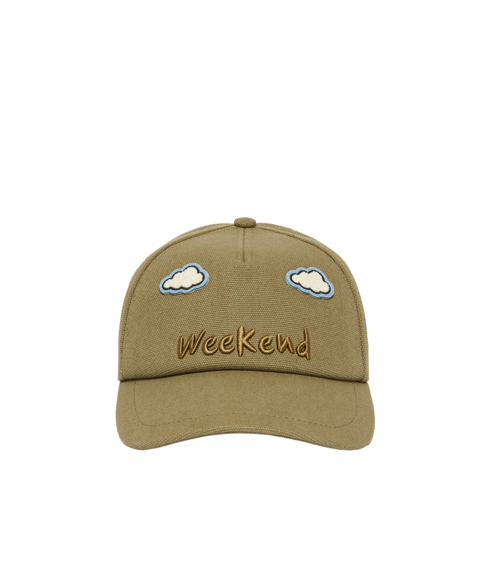 Weekend Max Mara Canvas Baseball Cap In Brown