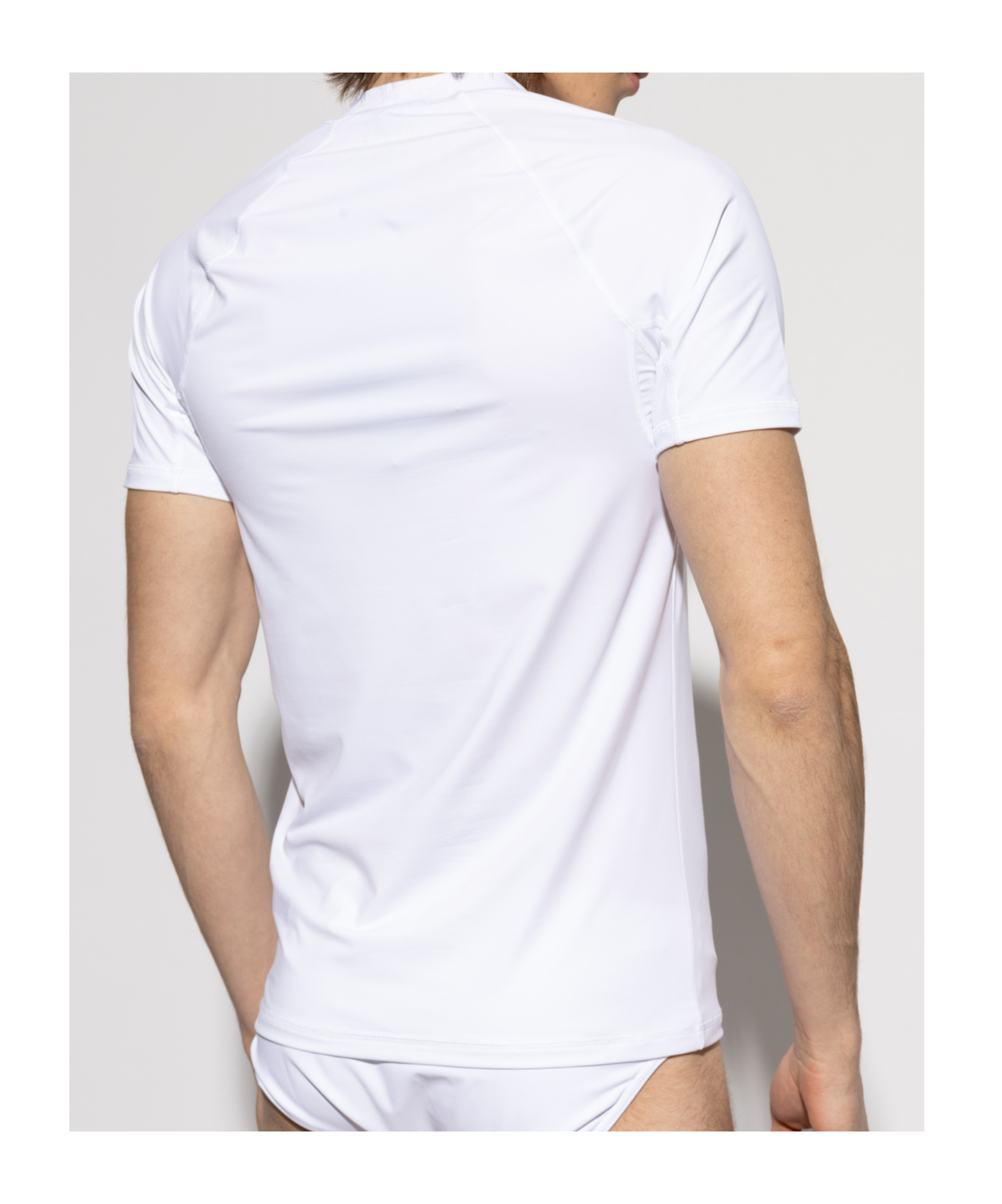 BALMAIN LOGO-PATCH T-SHIRT