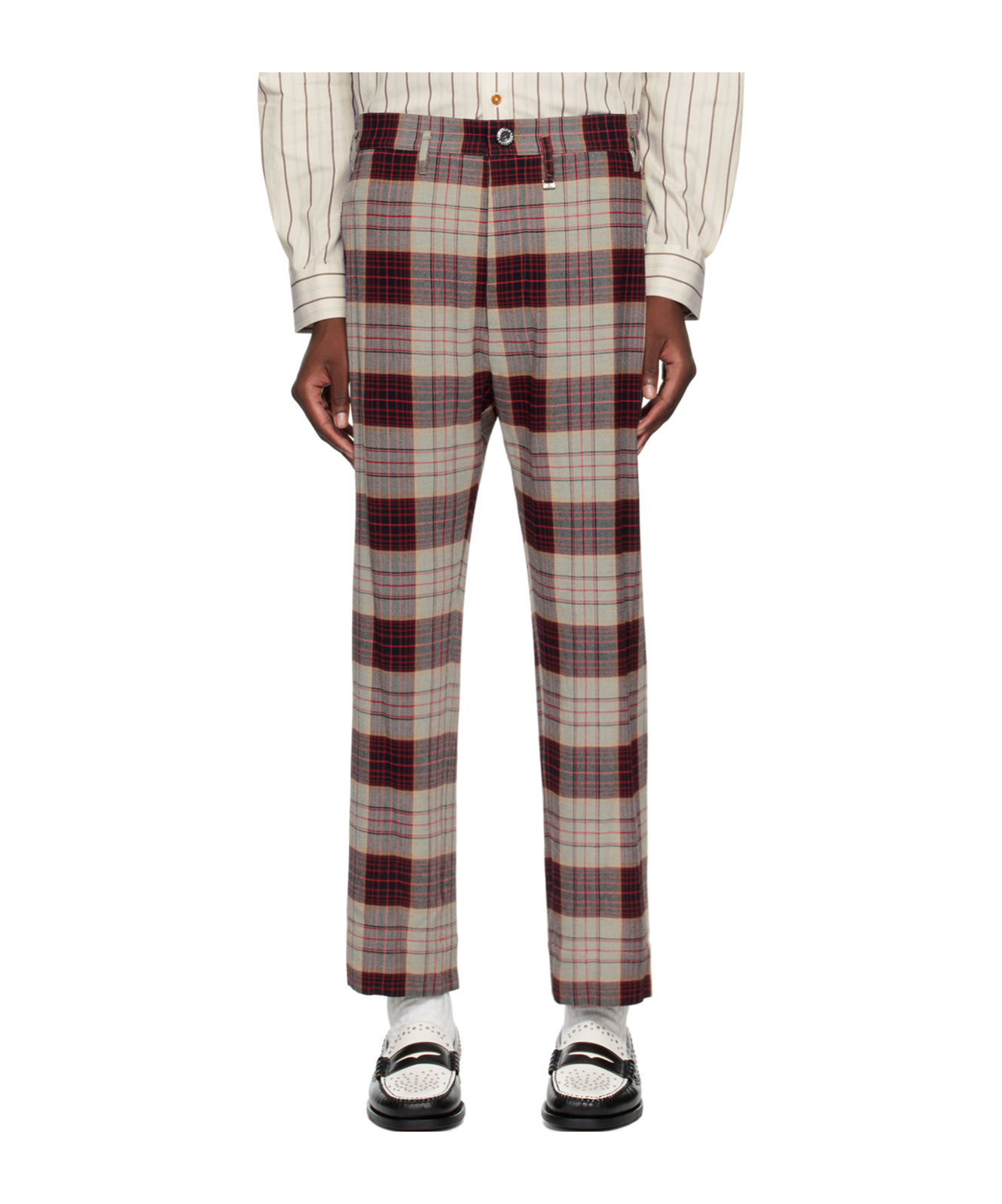 Vivienne Westwood M Cropped Cruise Trousers In Multicolor