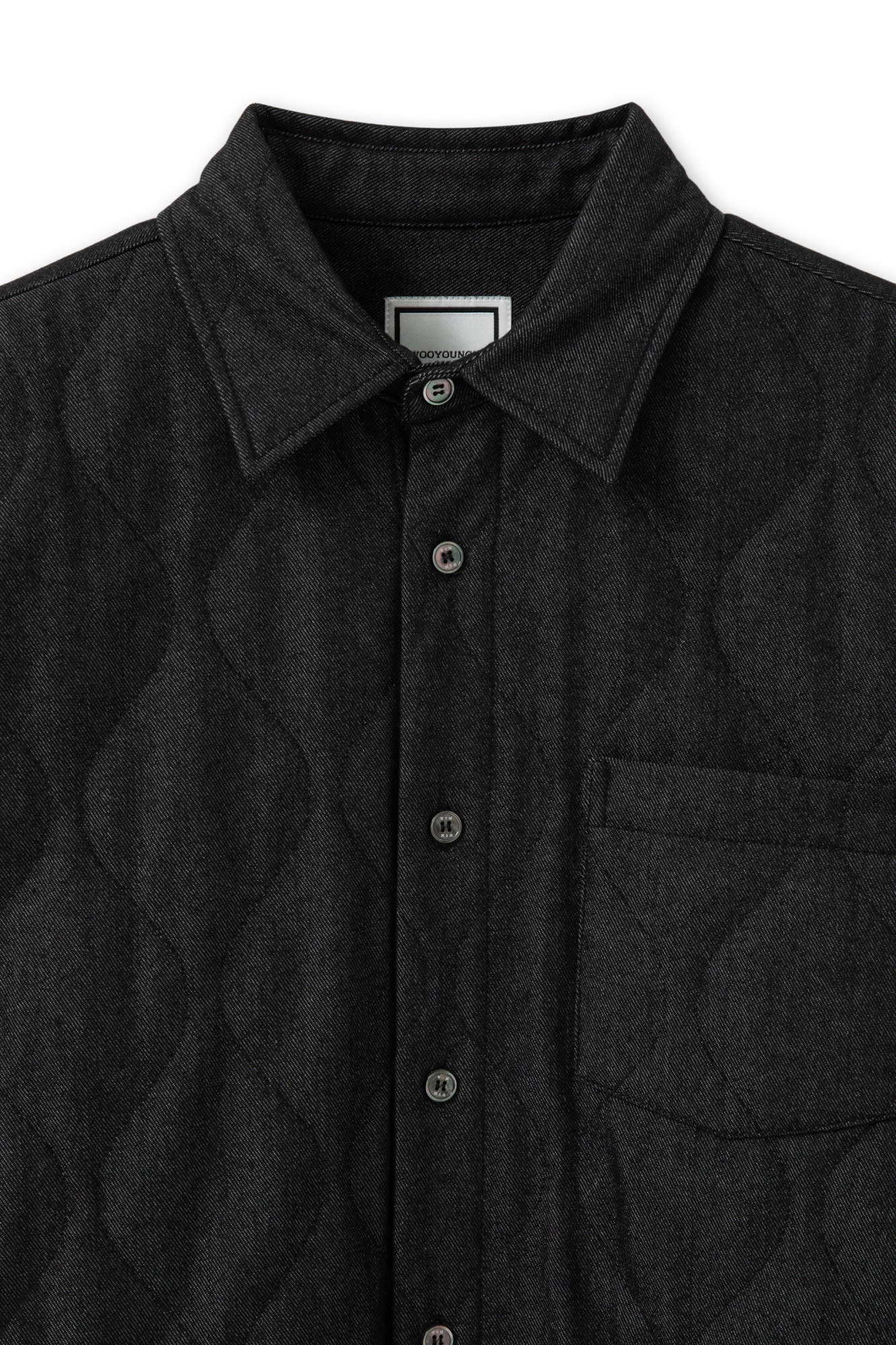 Wooyoungmi Quilted Shirt In Black