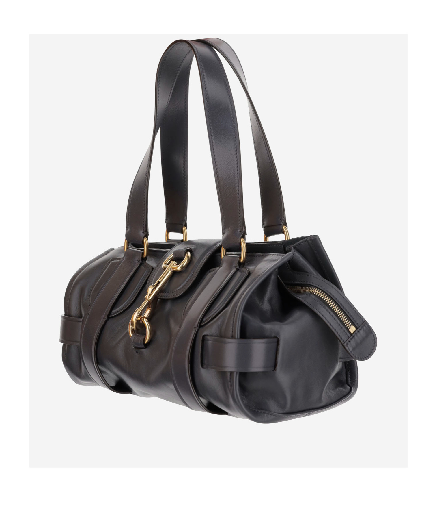 Chloé Double Handle Shoulder Bag In Black