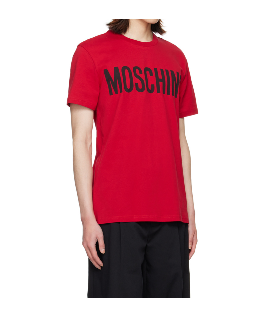 Moschino Red Printed T-shirt In Red