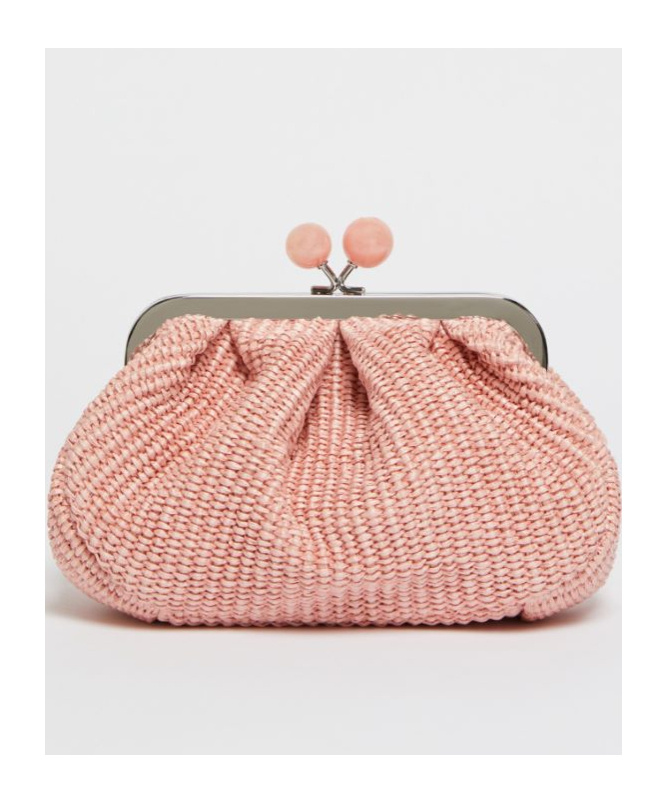 WEEKEND MAX MARA SMALL RAFFIA-EFFECT PASTICCINO BAG