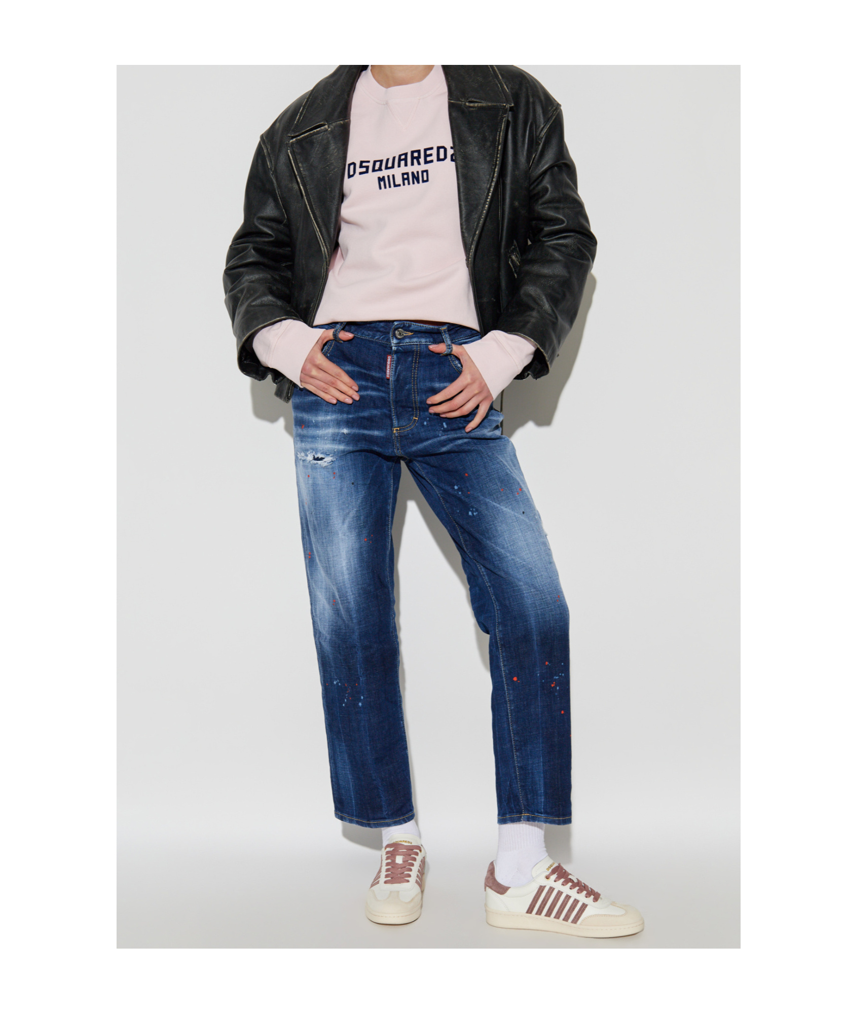 Dsquared2 Stretch Denim Boston Jeans