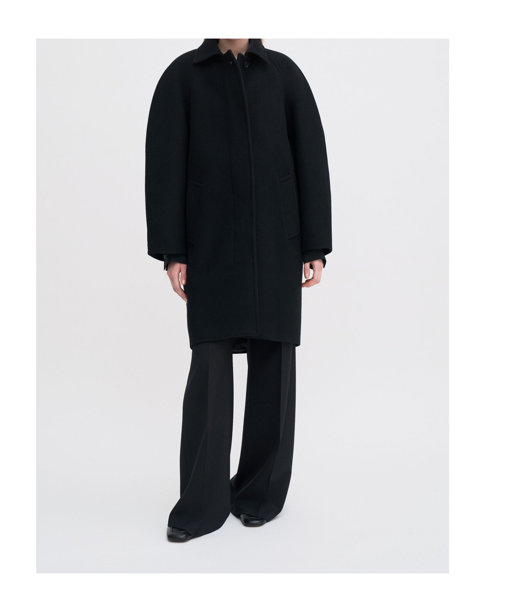 Filippa K Cocoon Coat In Animal Print
