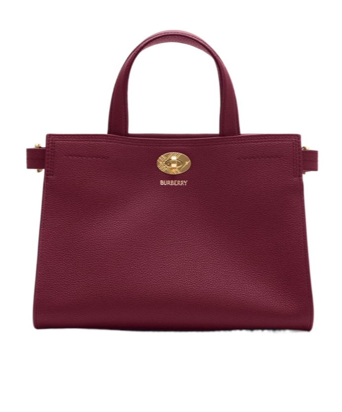 Burberry Womens Punnet Cotswolds Mini Leather Tote Bag