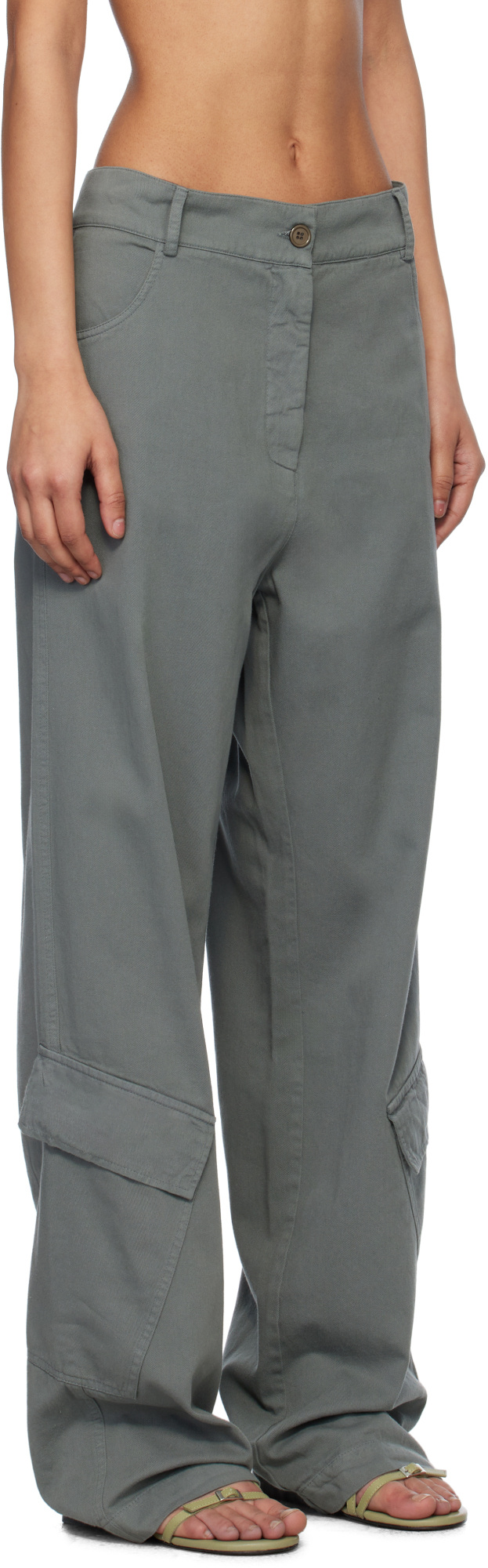 Gimaguas Gray Irina Trousers In Gray