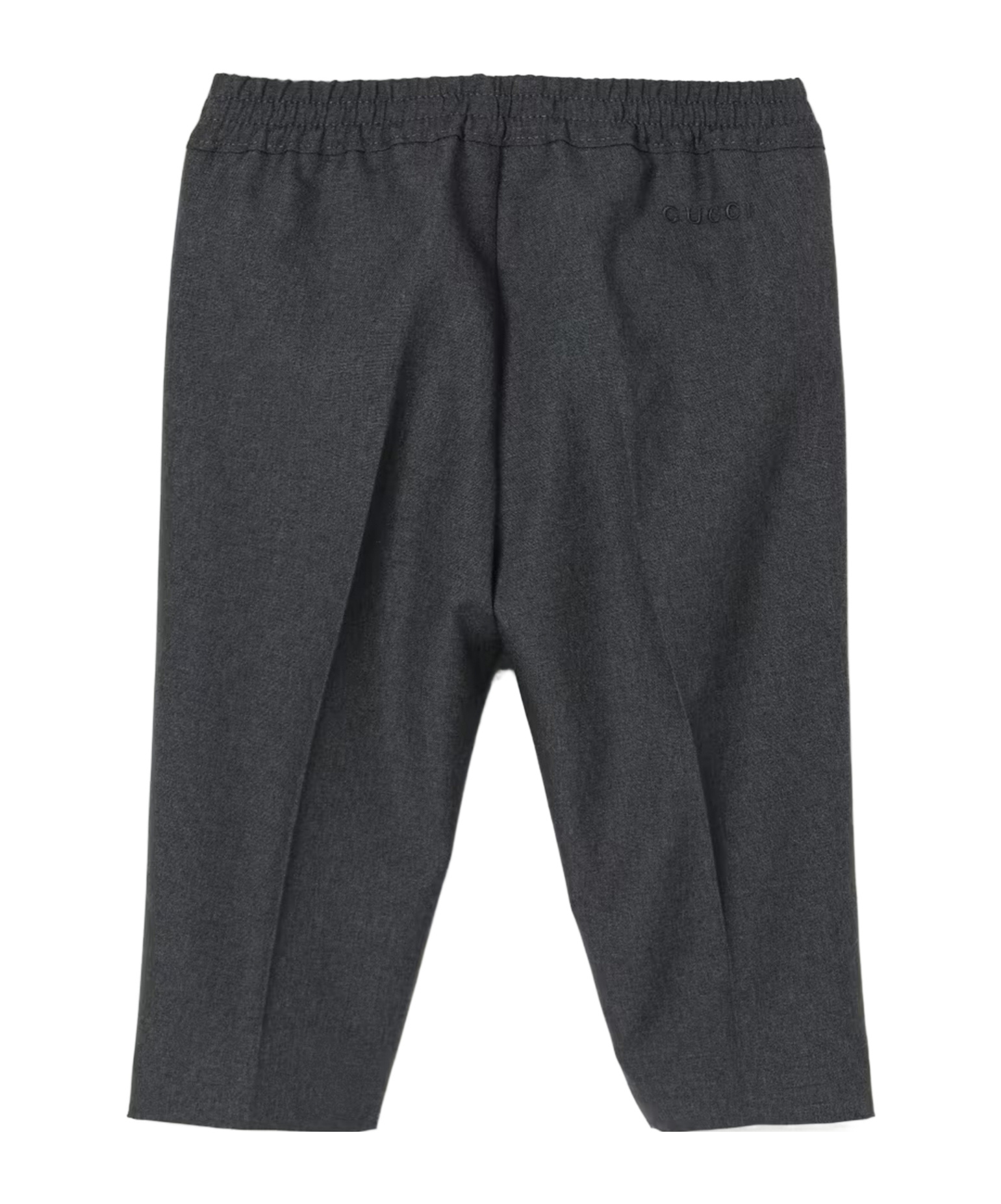 Gucci Elastic Waist Casual Pants In Gray
