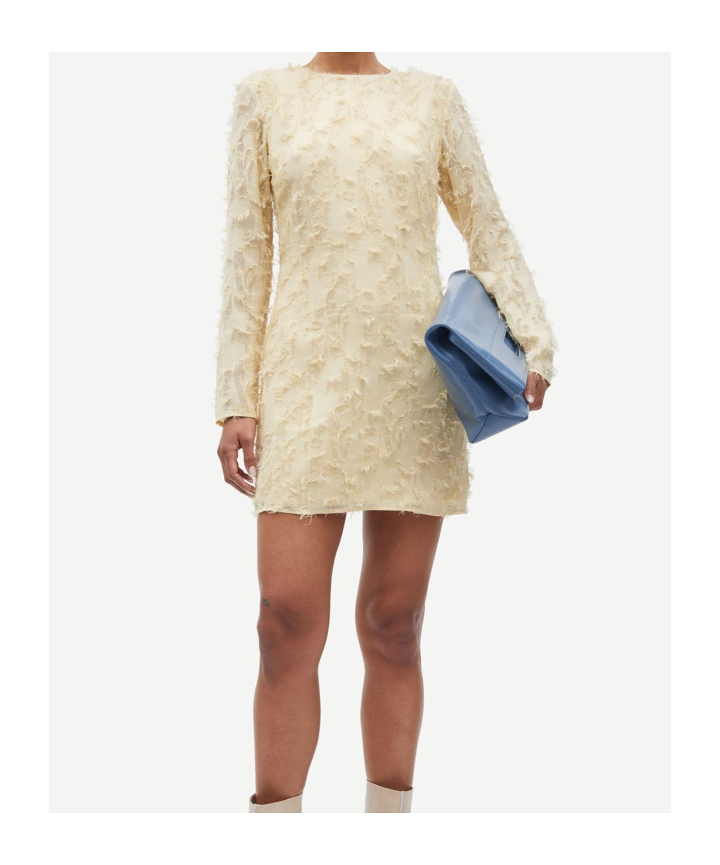 Samsoe & Samsoe Sacatalpa Mini Dress In Yellow