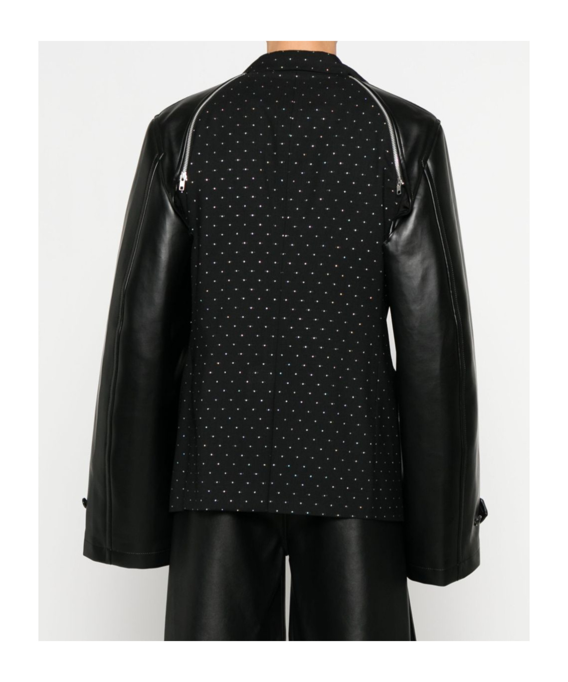 Comme Des Garçons Embellished Blazer In Black