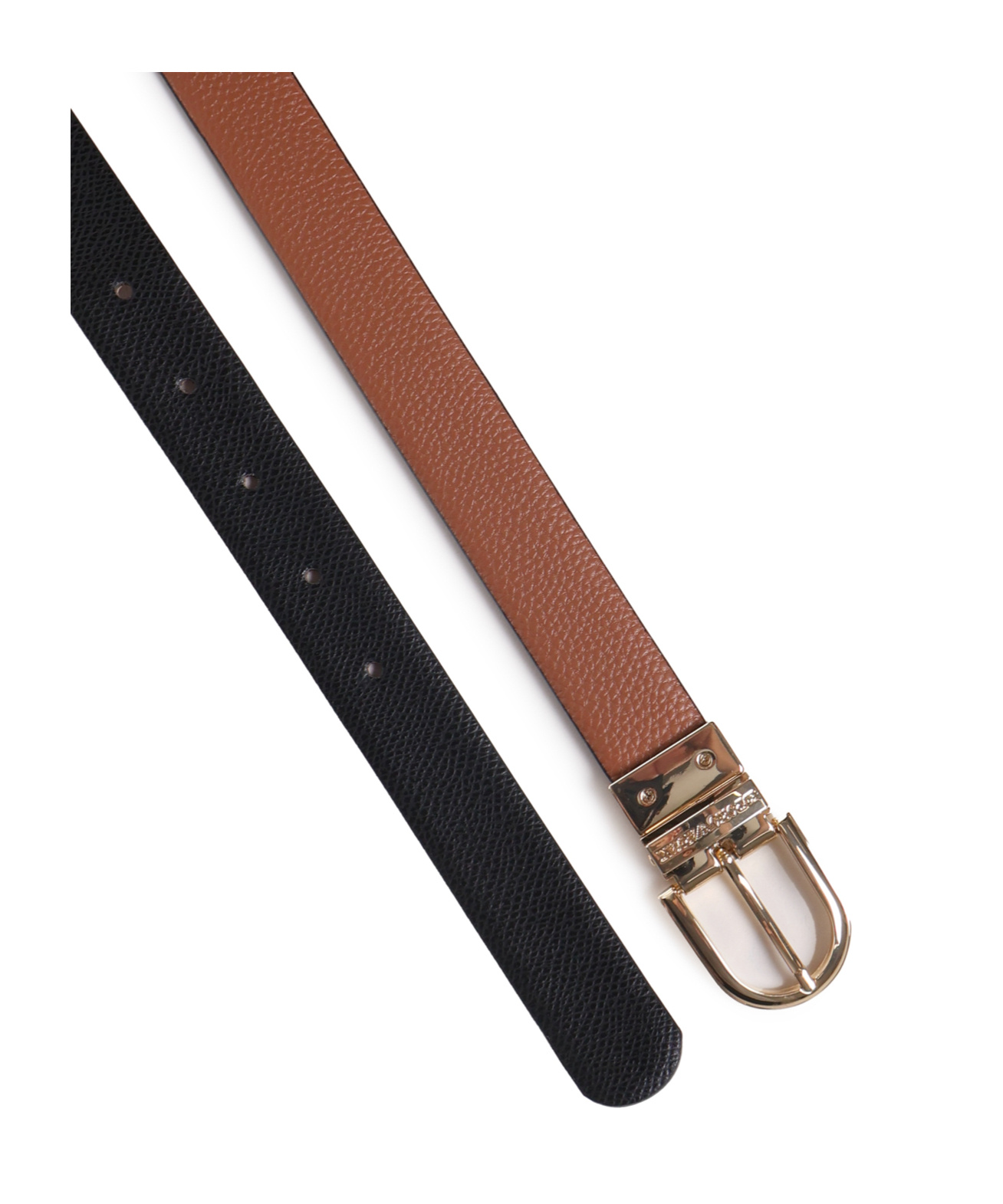 Emporio Armani Buckle-detail Leather Belt In Brown