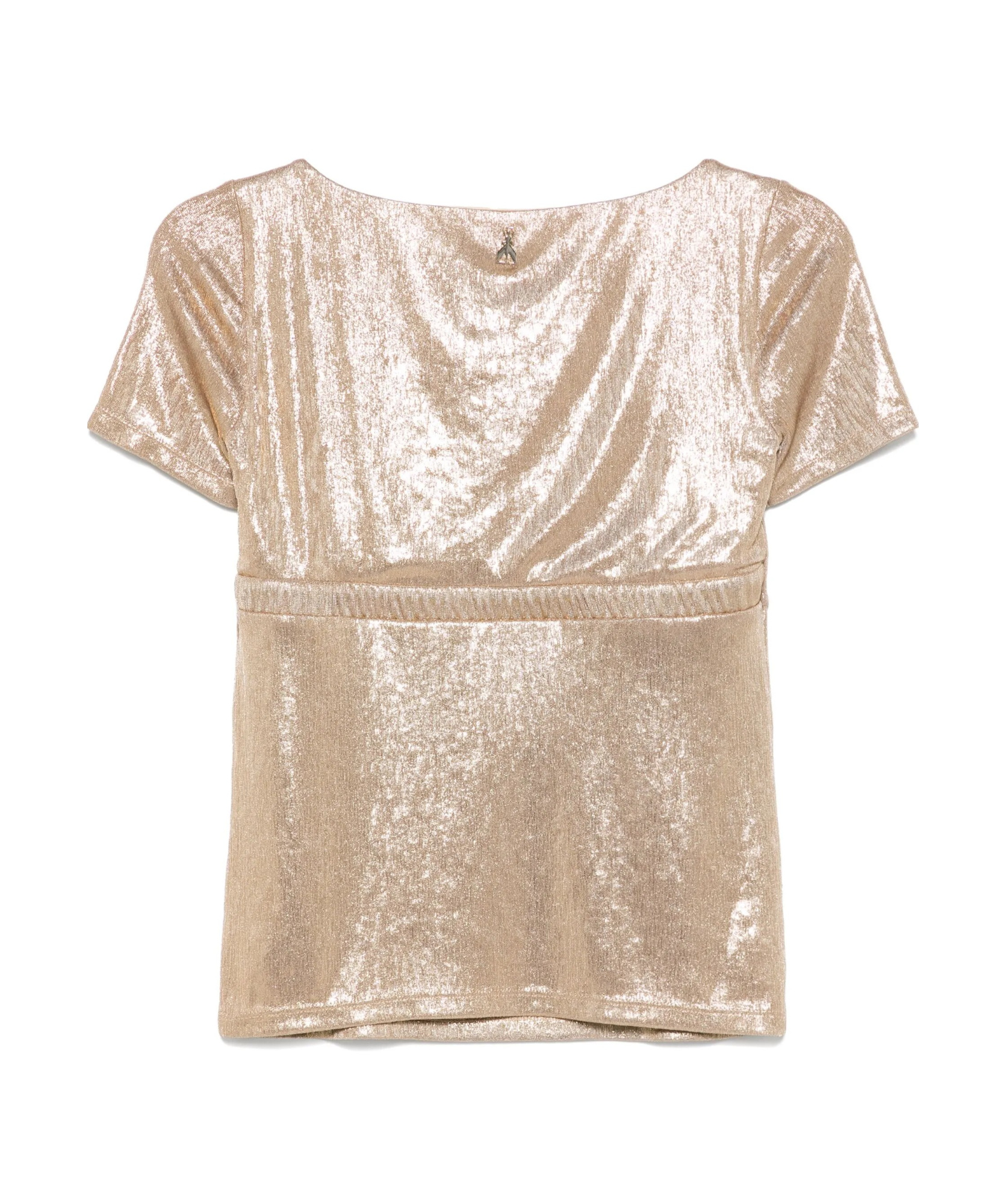 PATRIZIA PEPE FOILED T-SHIRT 