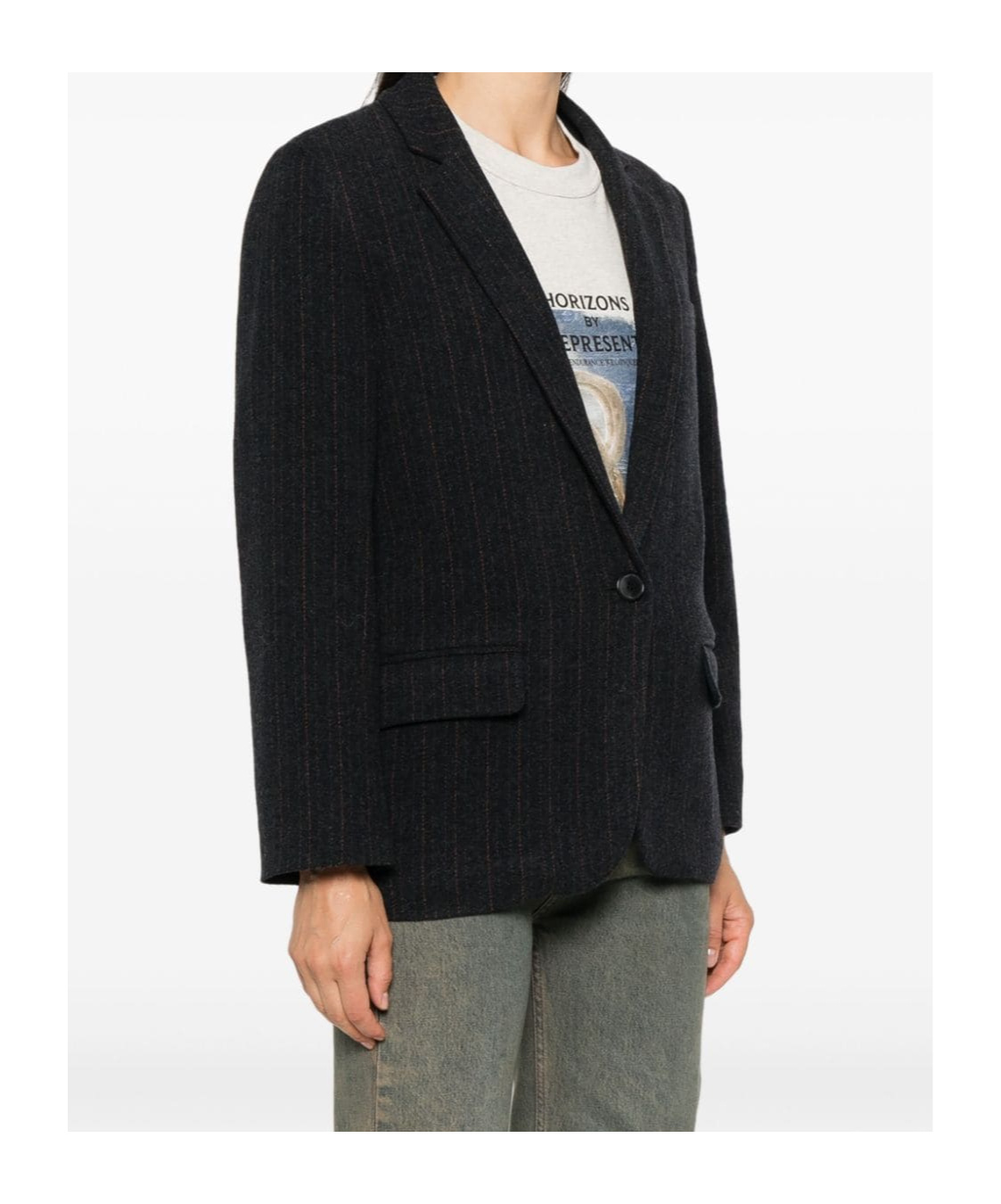 Isabel Marant Étoile Charlyne Blazer Midnight In Black