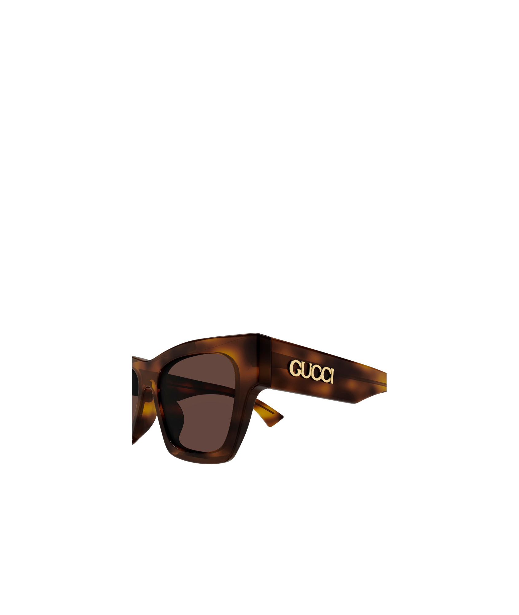 Gucci Square-frame Sunglasses In Havana
