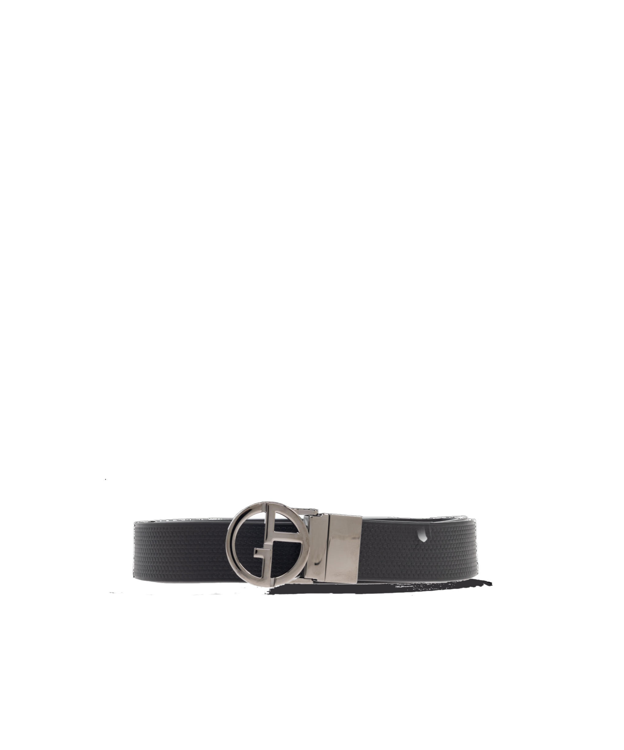 Giorgio Armani Double-sided Belt In Black