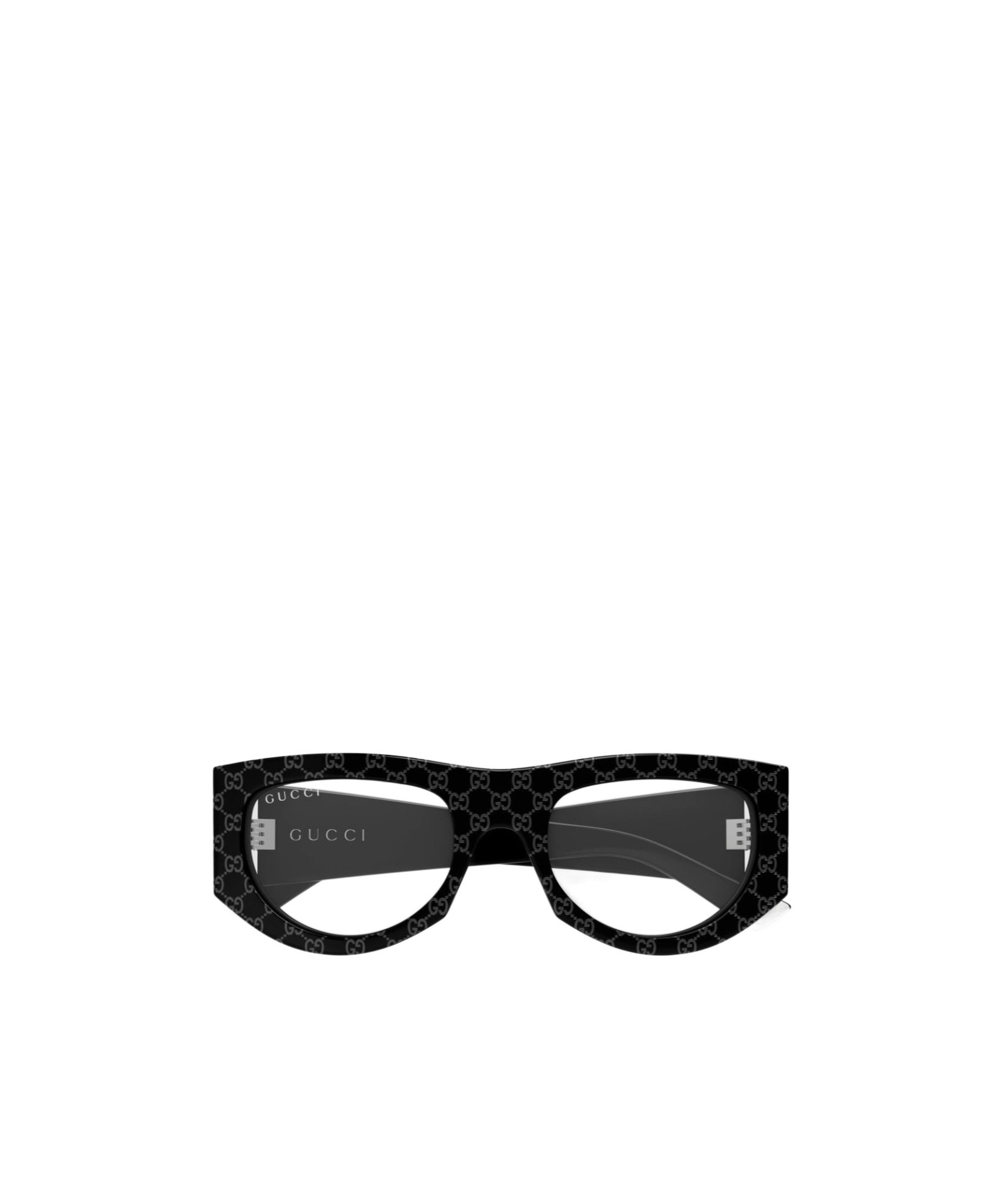 Gucci Geometric Frame Sunglasses In Black