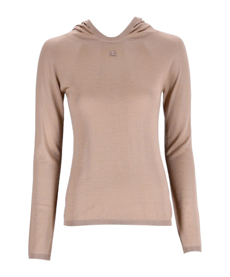 COURRÈGES LONG-SLEEVED HOODIE