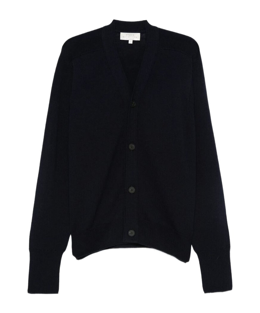 Studio Nicholson Cotton-blend Numa Overshirt In Black