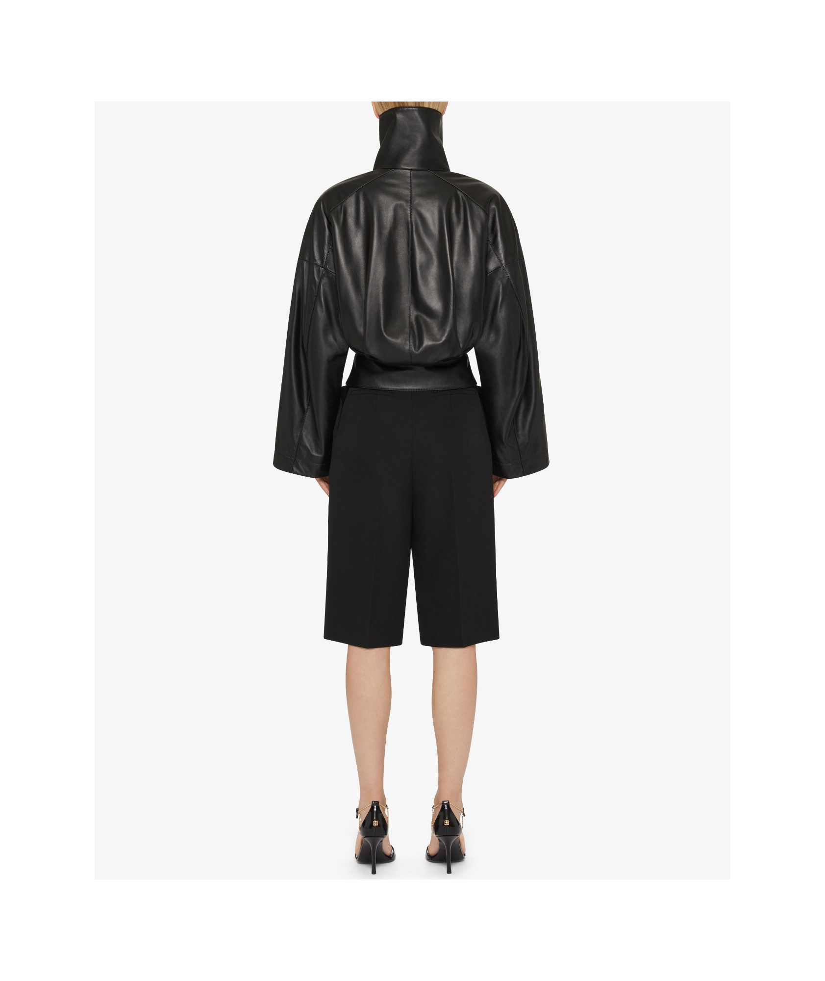 Givenchy Bermuda Wool Shorts In Black