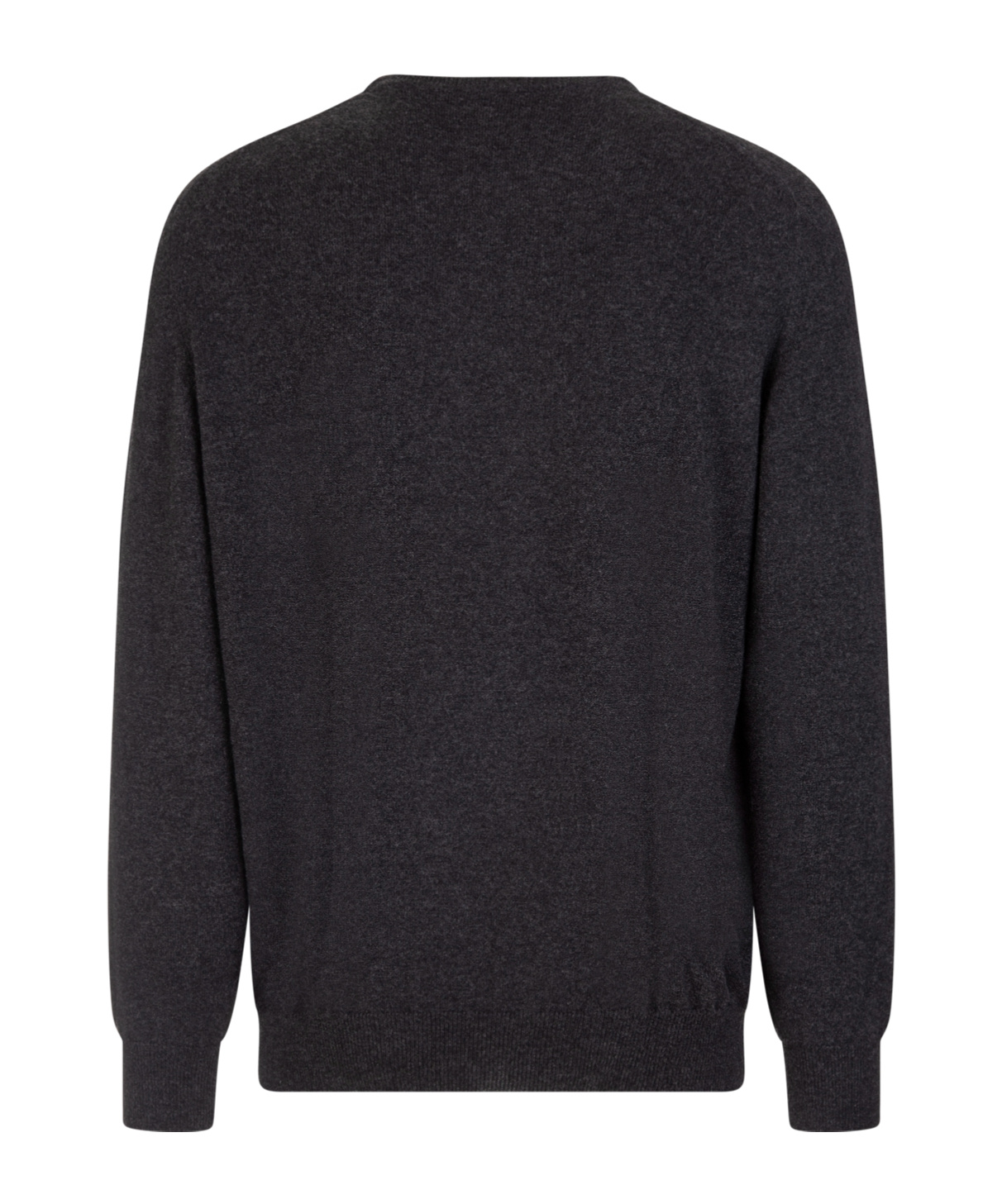 Fedeli Long-sleeved Knitted Sweater In Black
