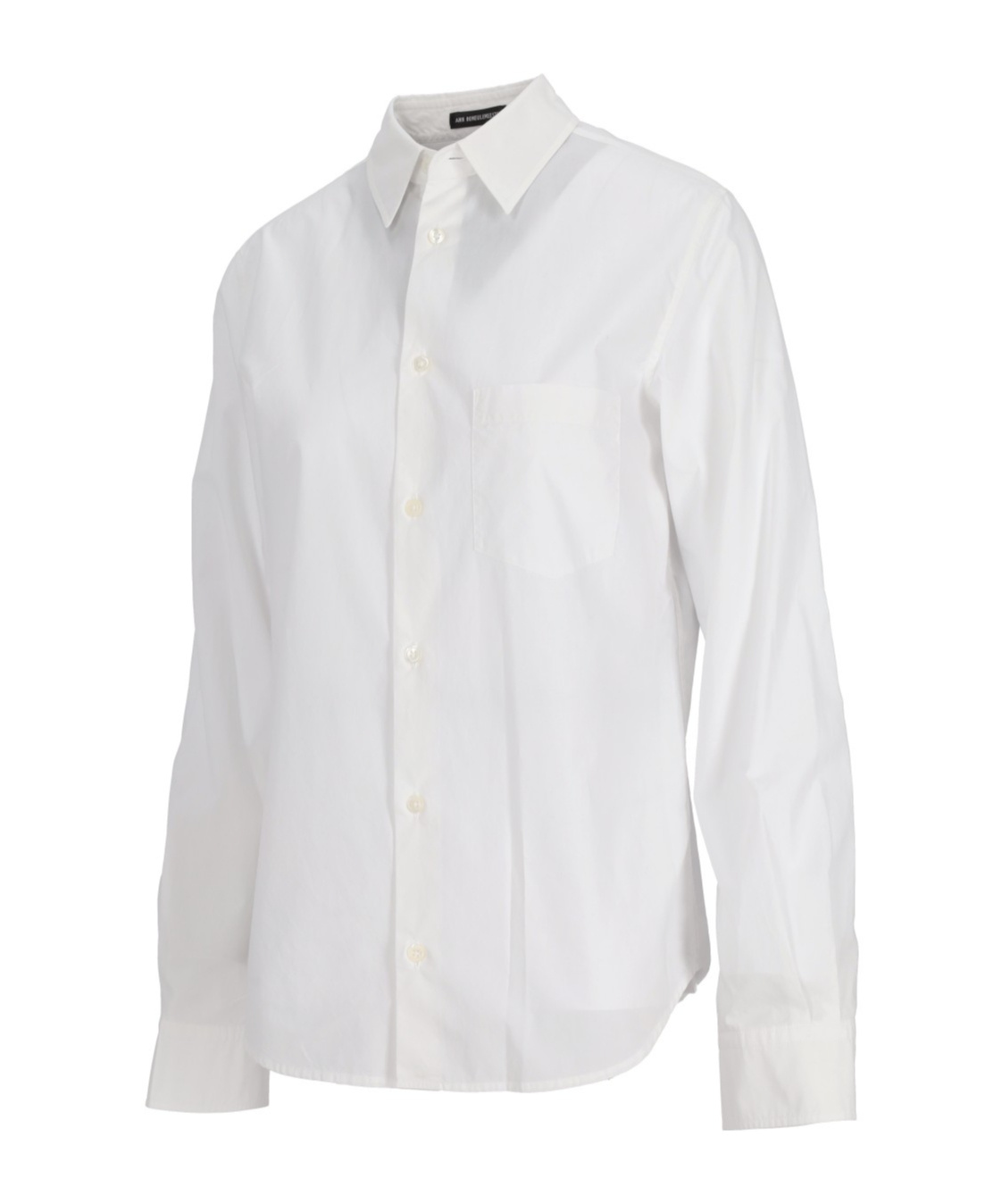 Ann Demeulemeester Alla Cotton Poplin Shirt In White