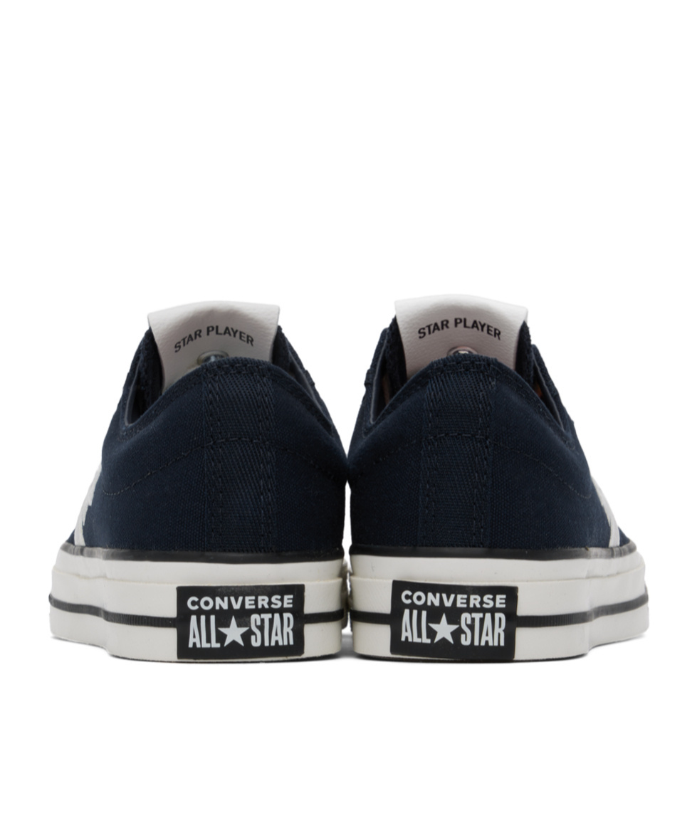 Converse Star Pattern Low-cut Skate Shoes In Black