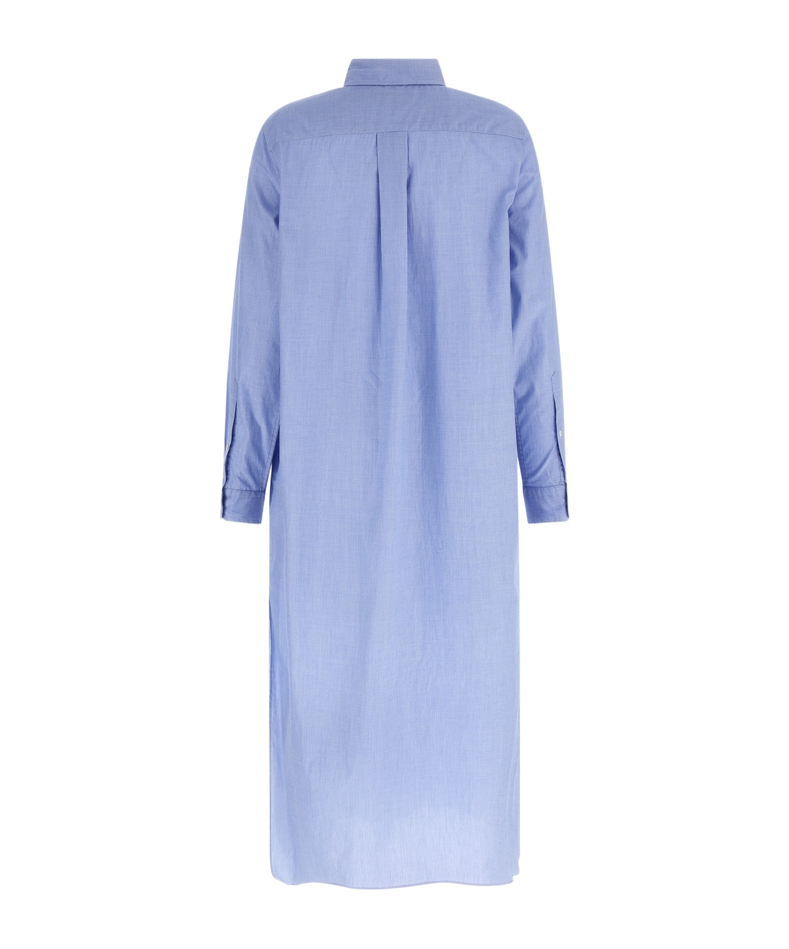 Shop Polo Ralph Lauren Cotton Dress In Blue