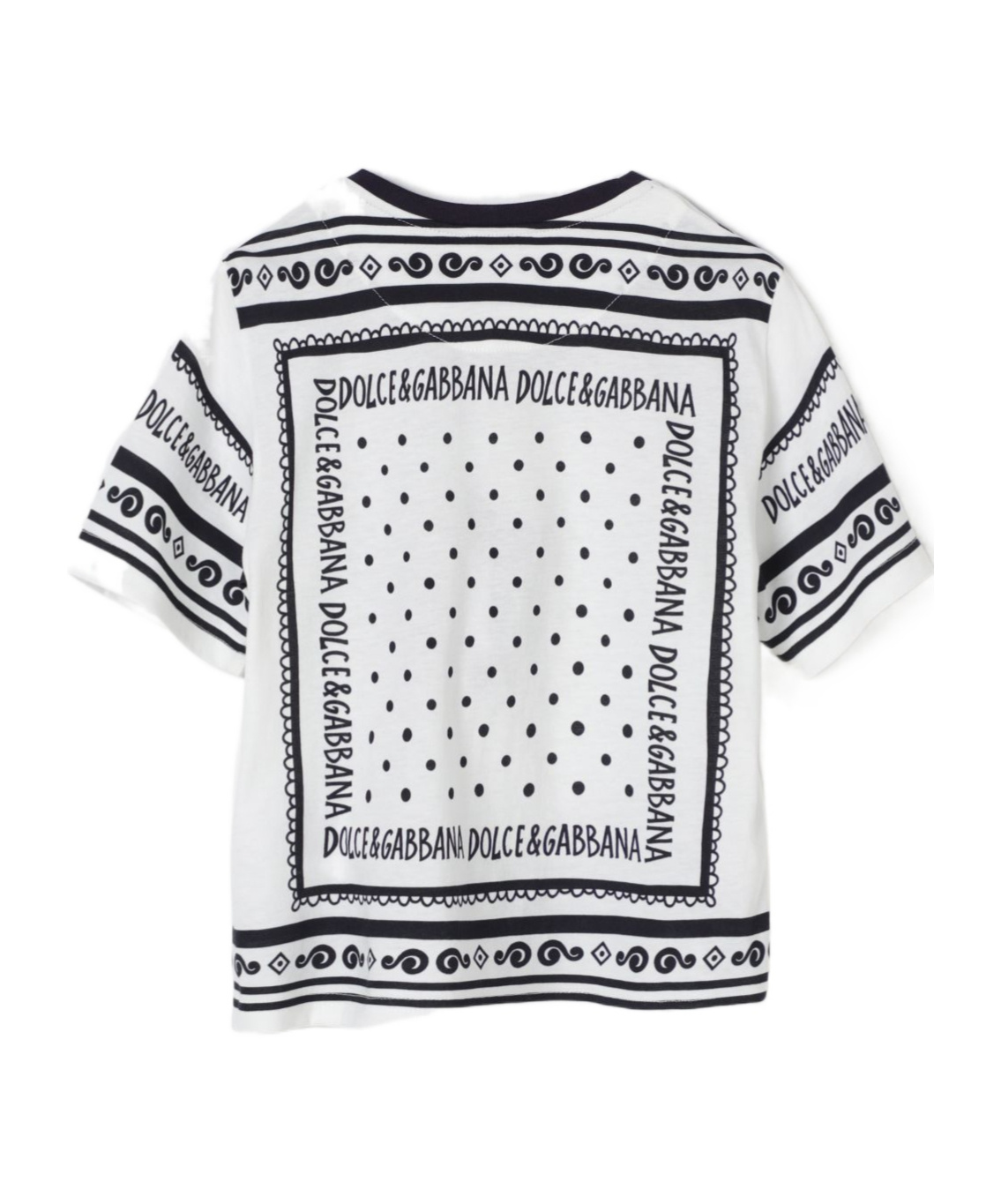 Dolce & Gabbana Bandana-print T-shirt In White